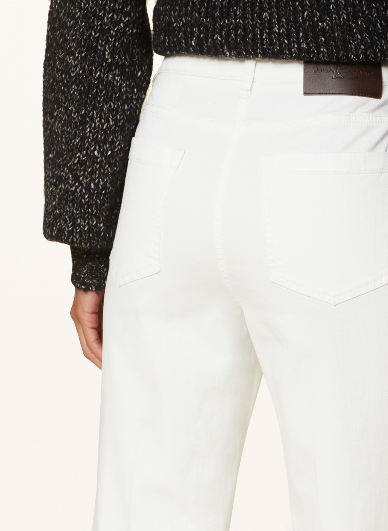 LUISA CERANO Flared jeans, Color: 108 off-white (Image 5)