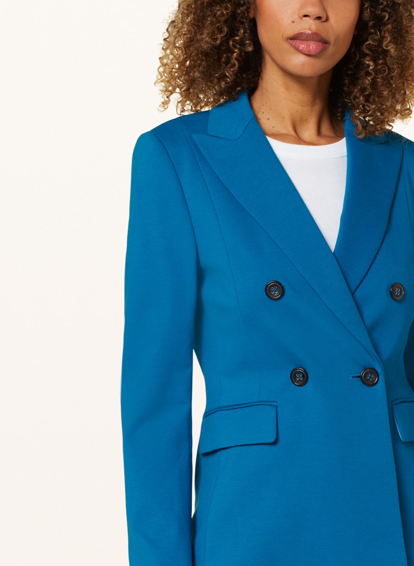 LUISA CERANO Jersey blazer, Color: TURQUOISE (Image 4)