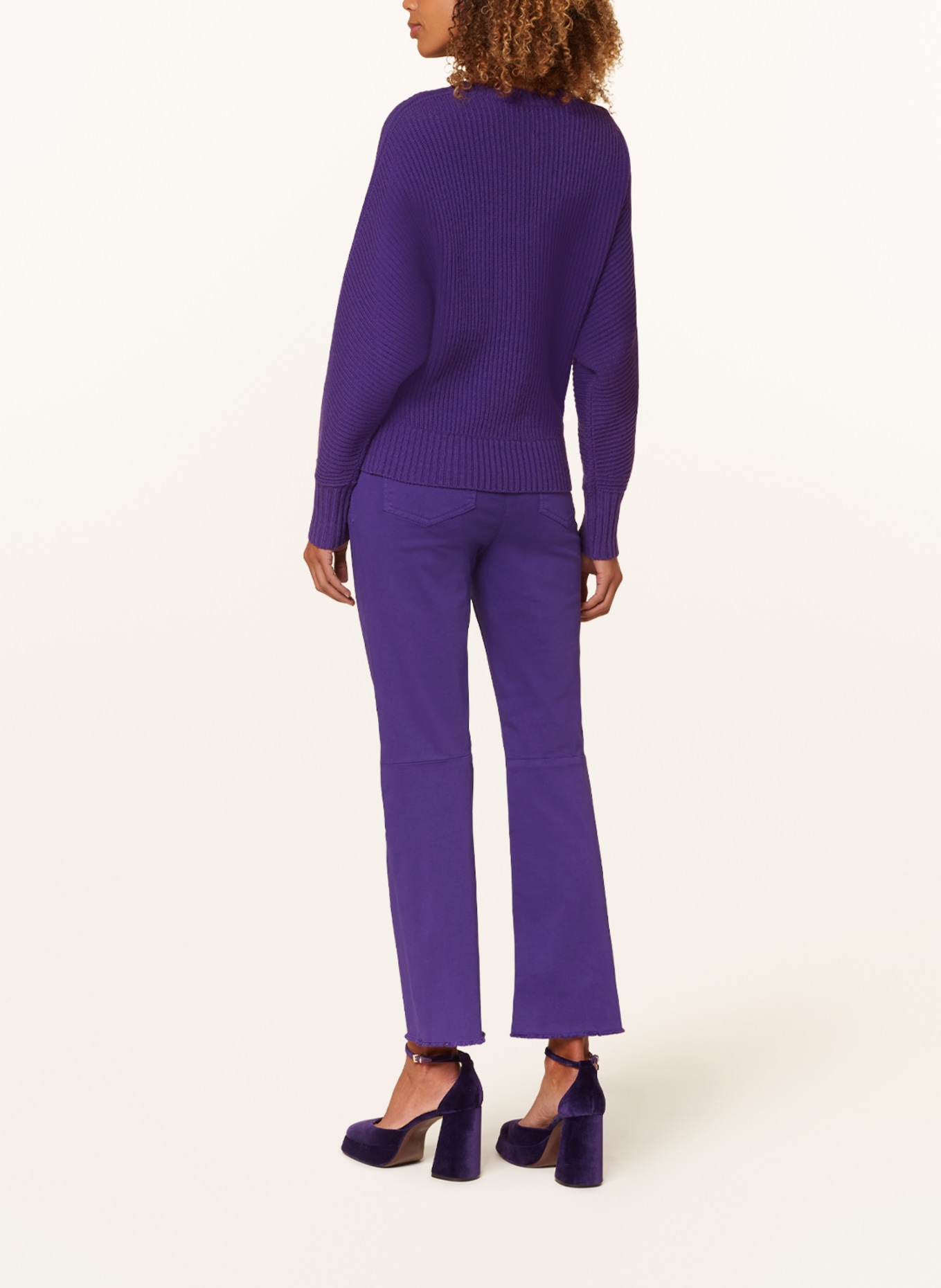 LUISA CERANO Sweater in dark purple