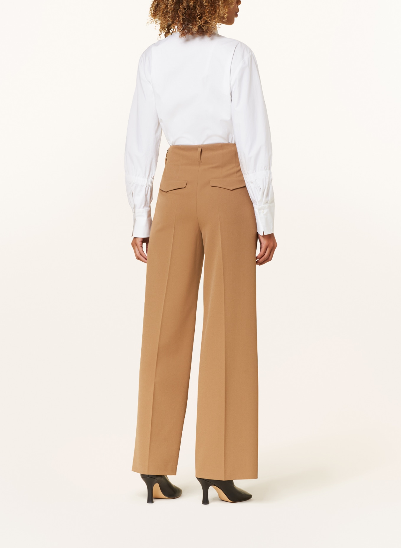 LUISA CERANO Wide leg trousers, Color: COGNAC (Image 3)