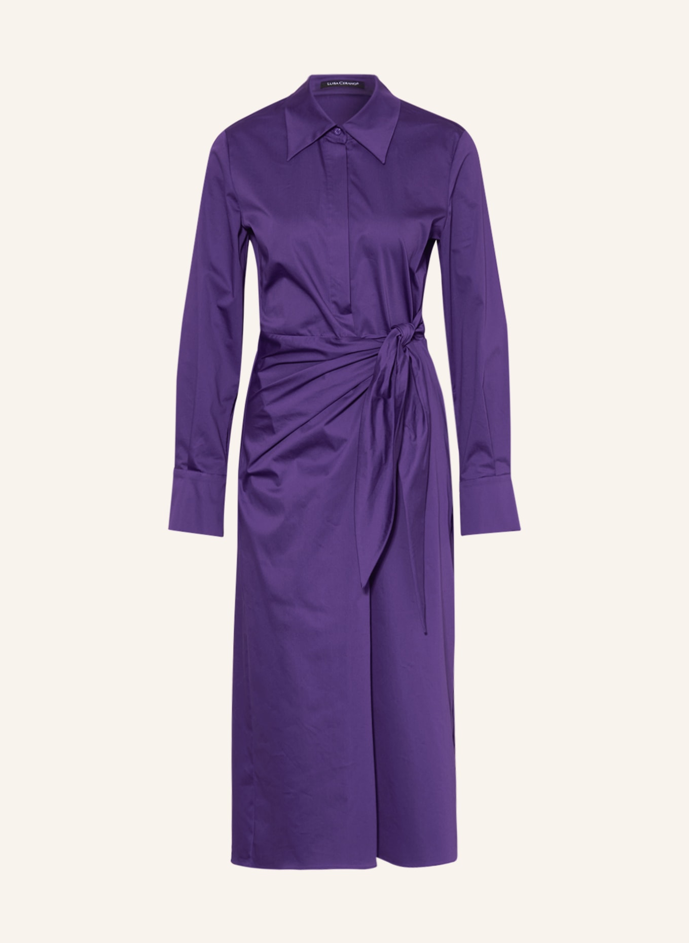 LUISA CERANO Wrap dress, Color: DARK PURPLE (Image 1)