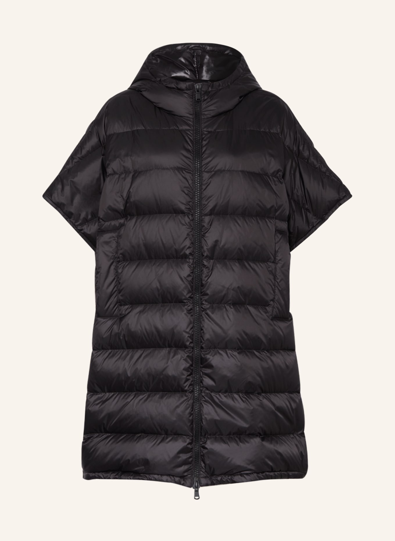 LUISA CERANO Down vest, Color: BLACK (Image 1)
