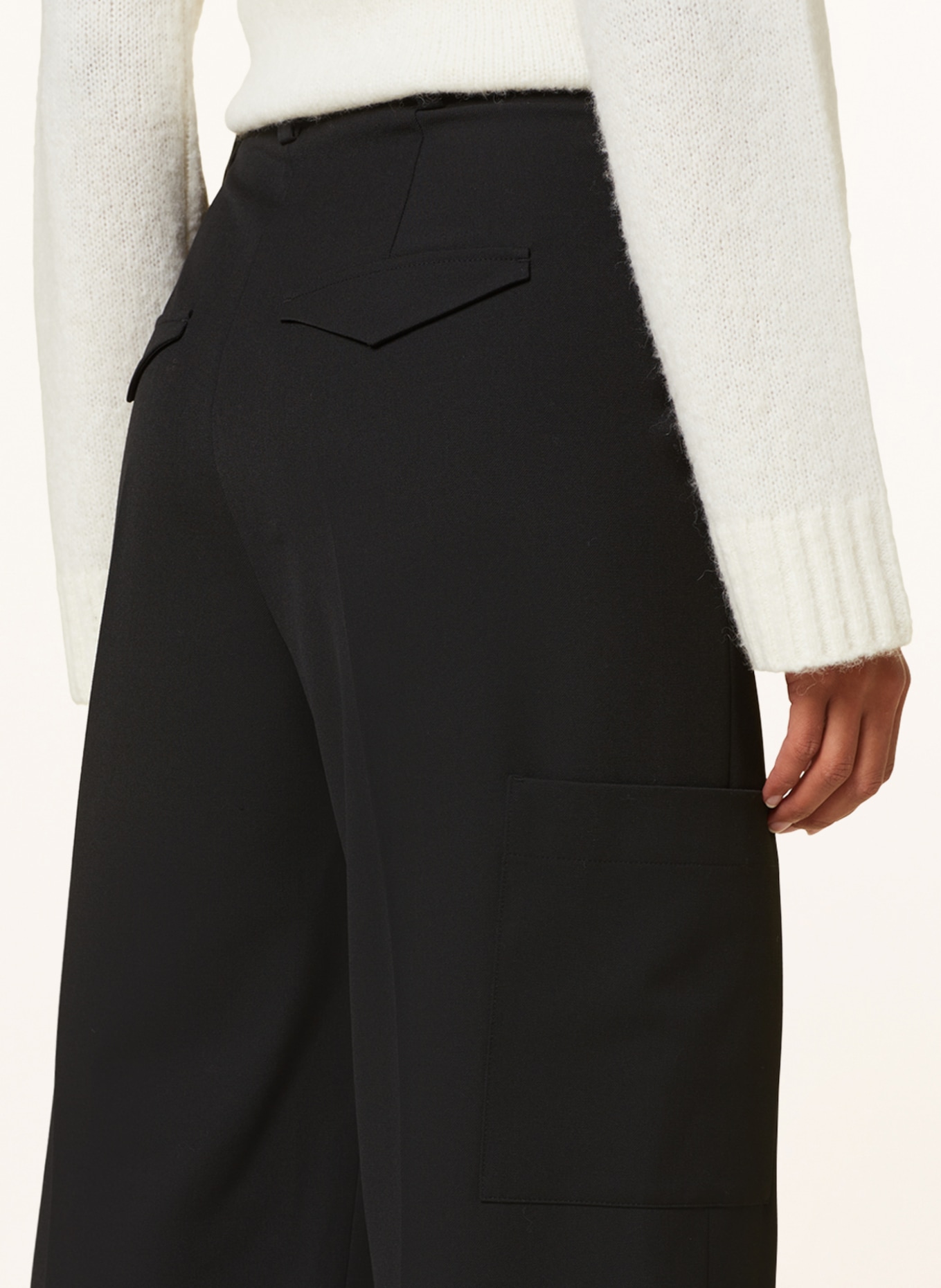 LUISA CERANO Culottes, Color: BLACK (Image 5)
