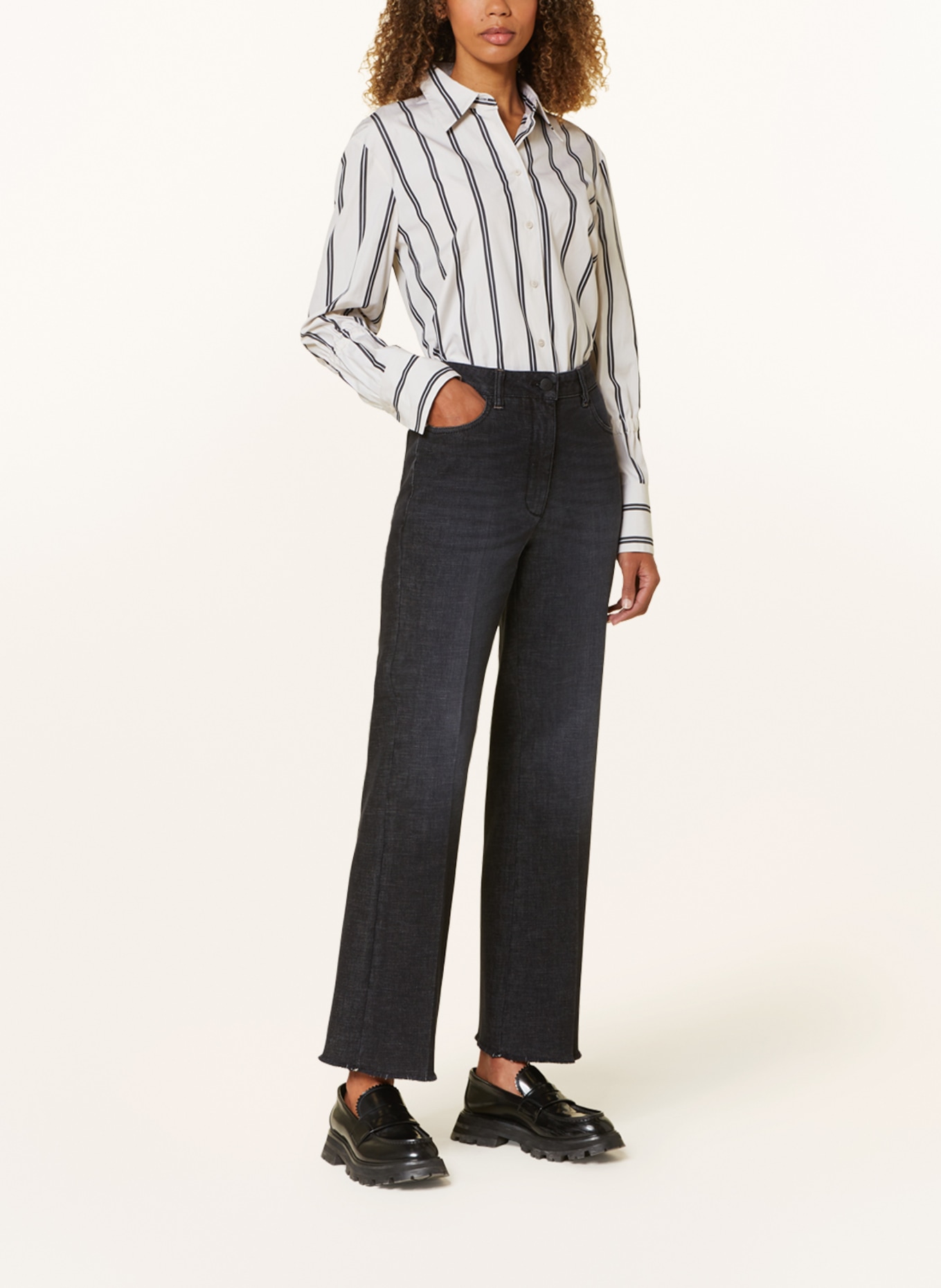 LUISA CERANO Flared jeans, Color: 191 GREY (Image 2)