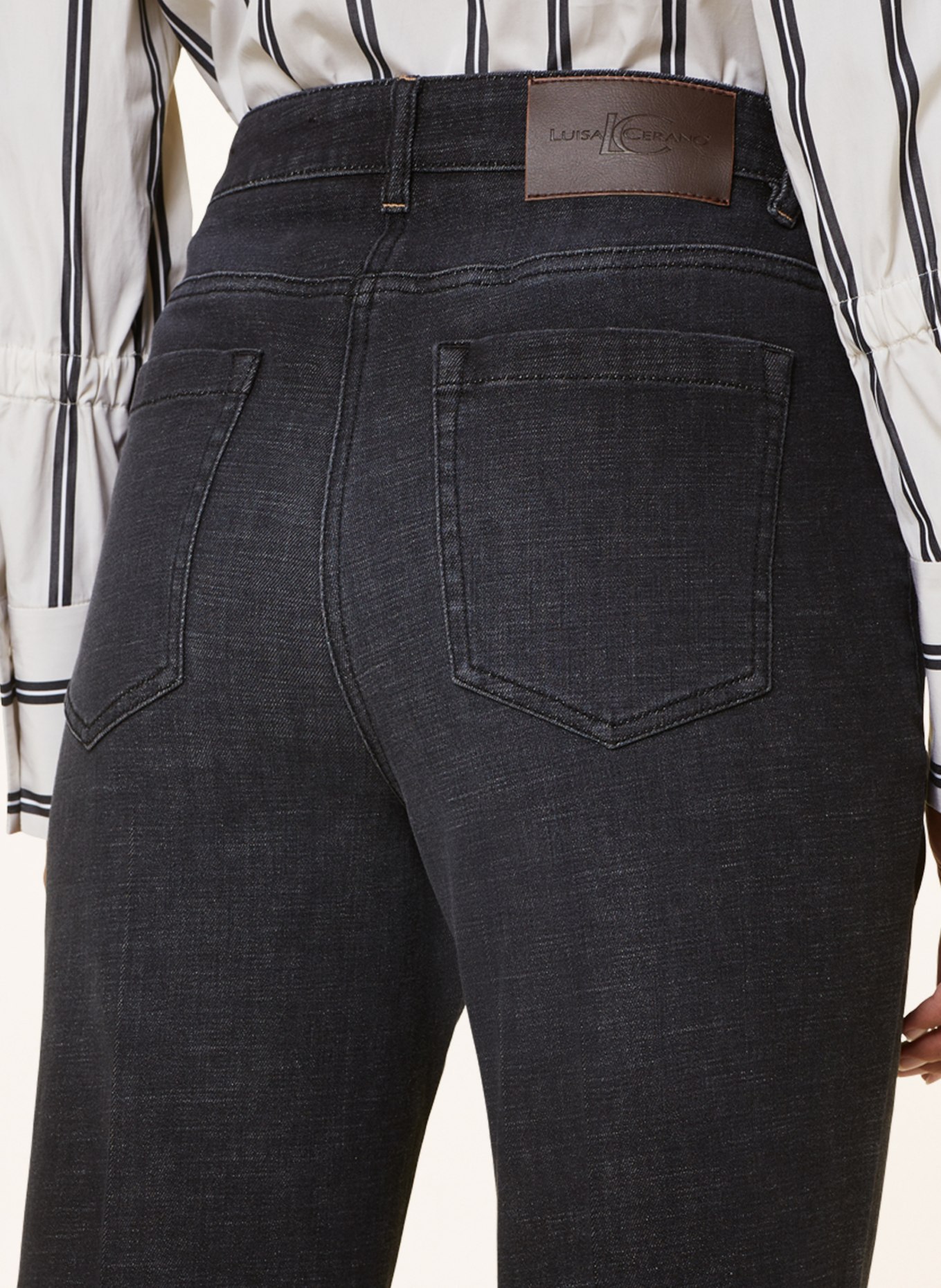 LUISA CERANO Flared Jeans, Farbe: 191 GREY (Bild 5)