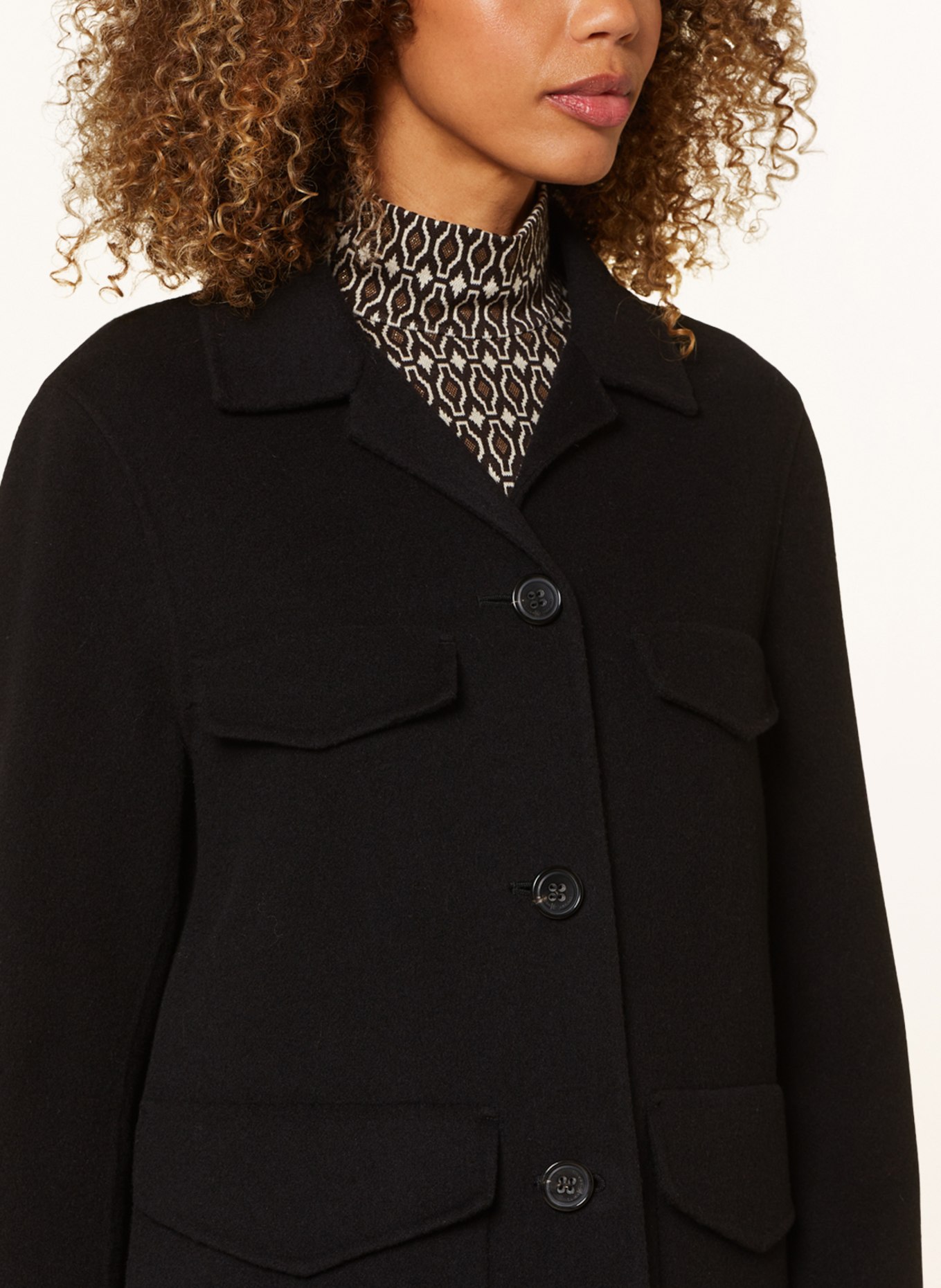 LUISA CERANO Jacket, Color: BLACK (Image 4)