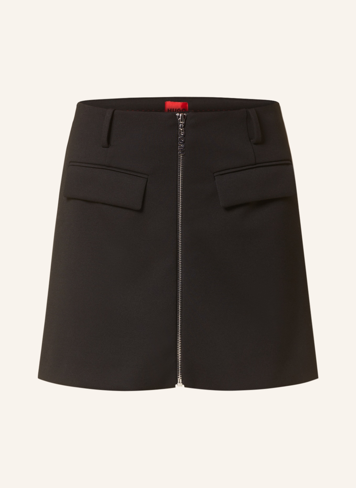 HUGO Jersey skirt RALARA, Color: BLACK (Image 1)