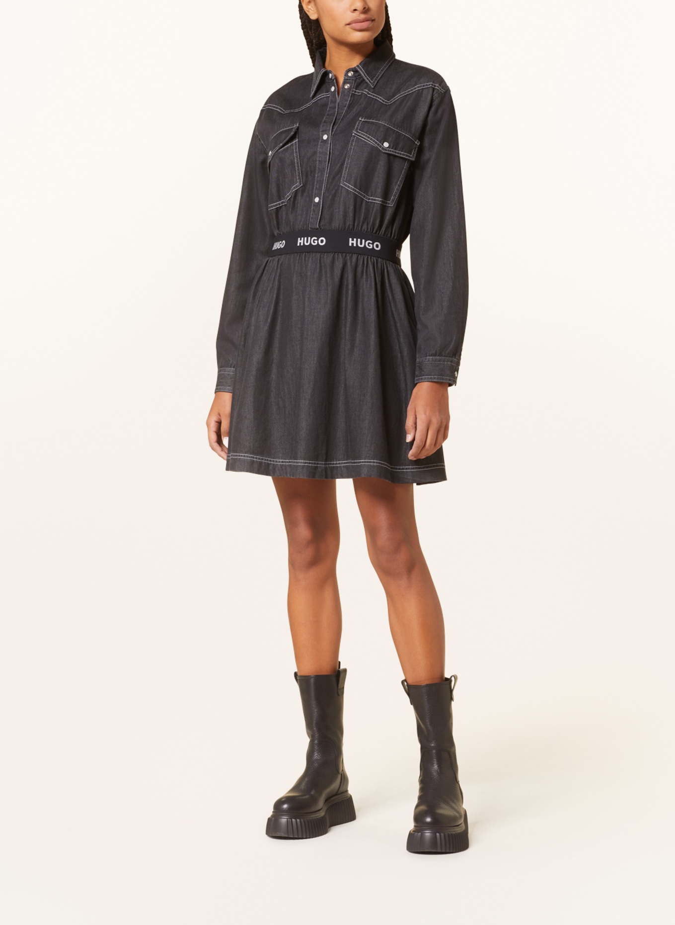 Hugo boss store denim dress