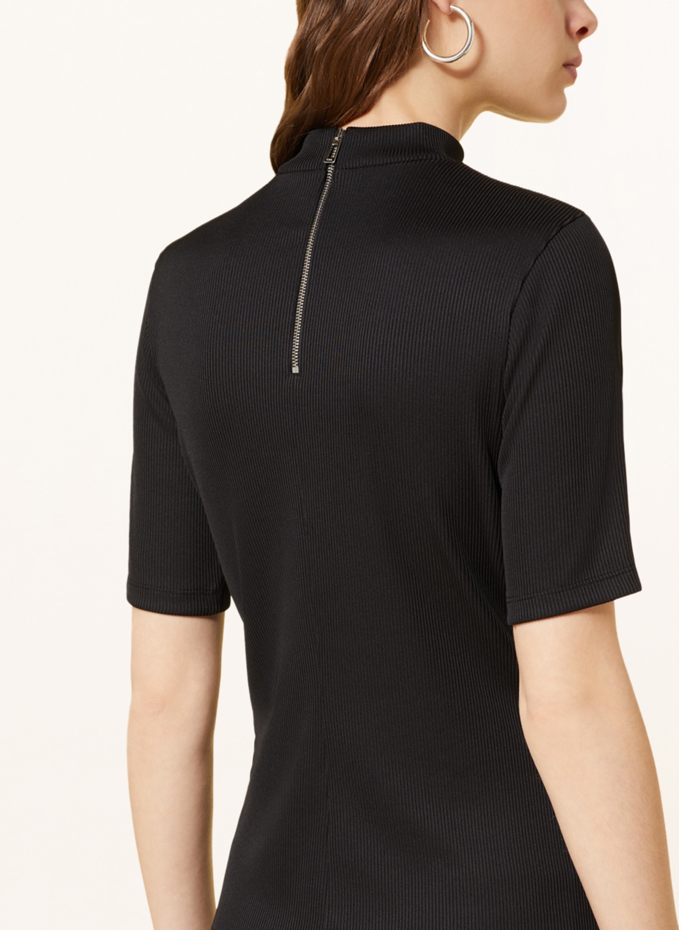 HUGO T-shirt DARISELLA, Color: BLACK (Image 4)