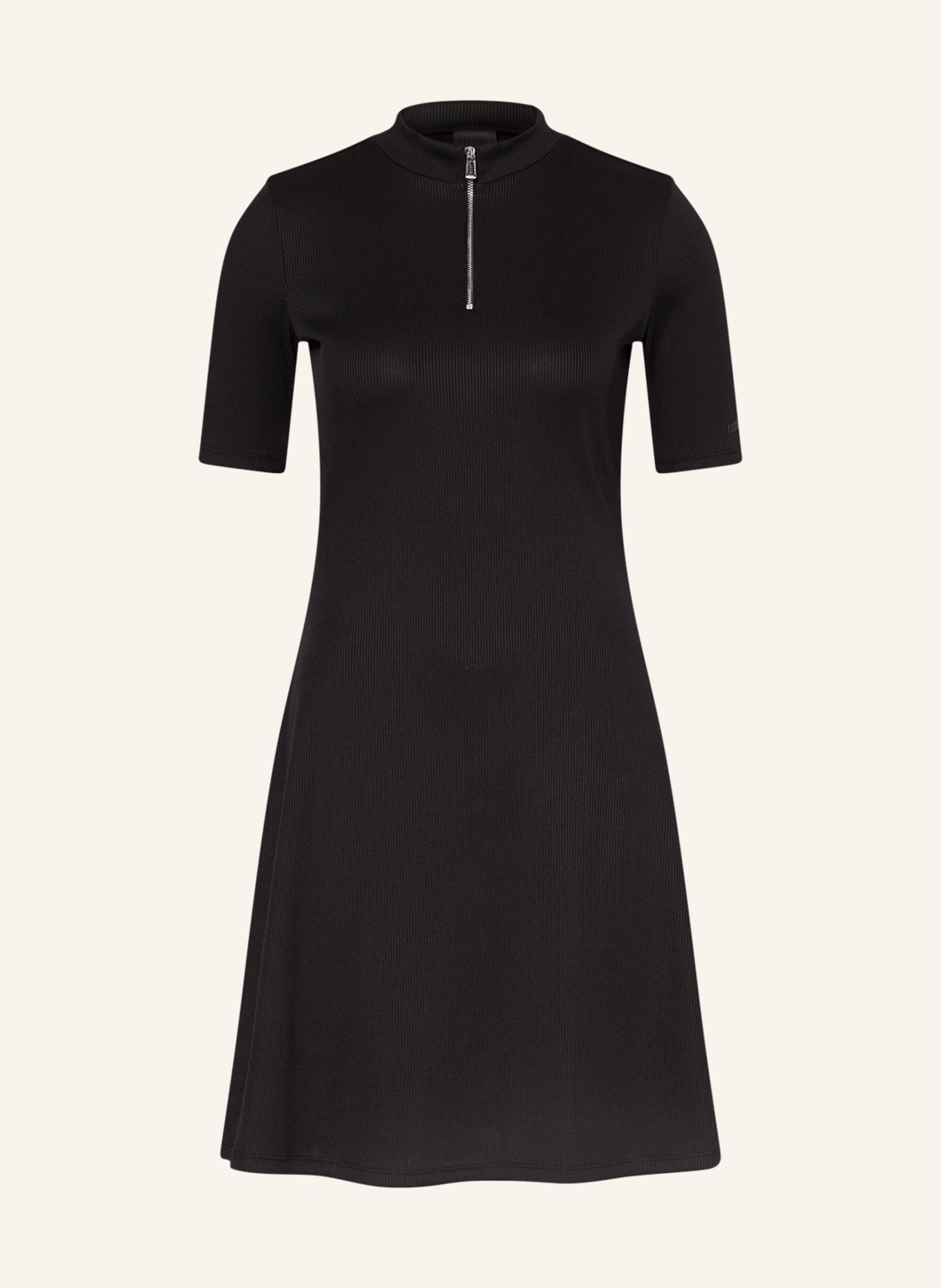 HUGO Jersey dress NESSIRE, Color: BLACK (Image 1)