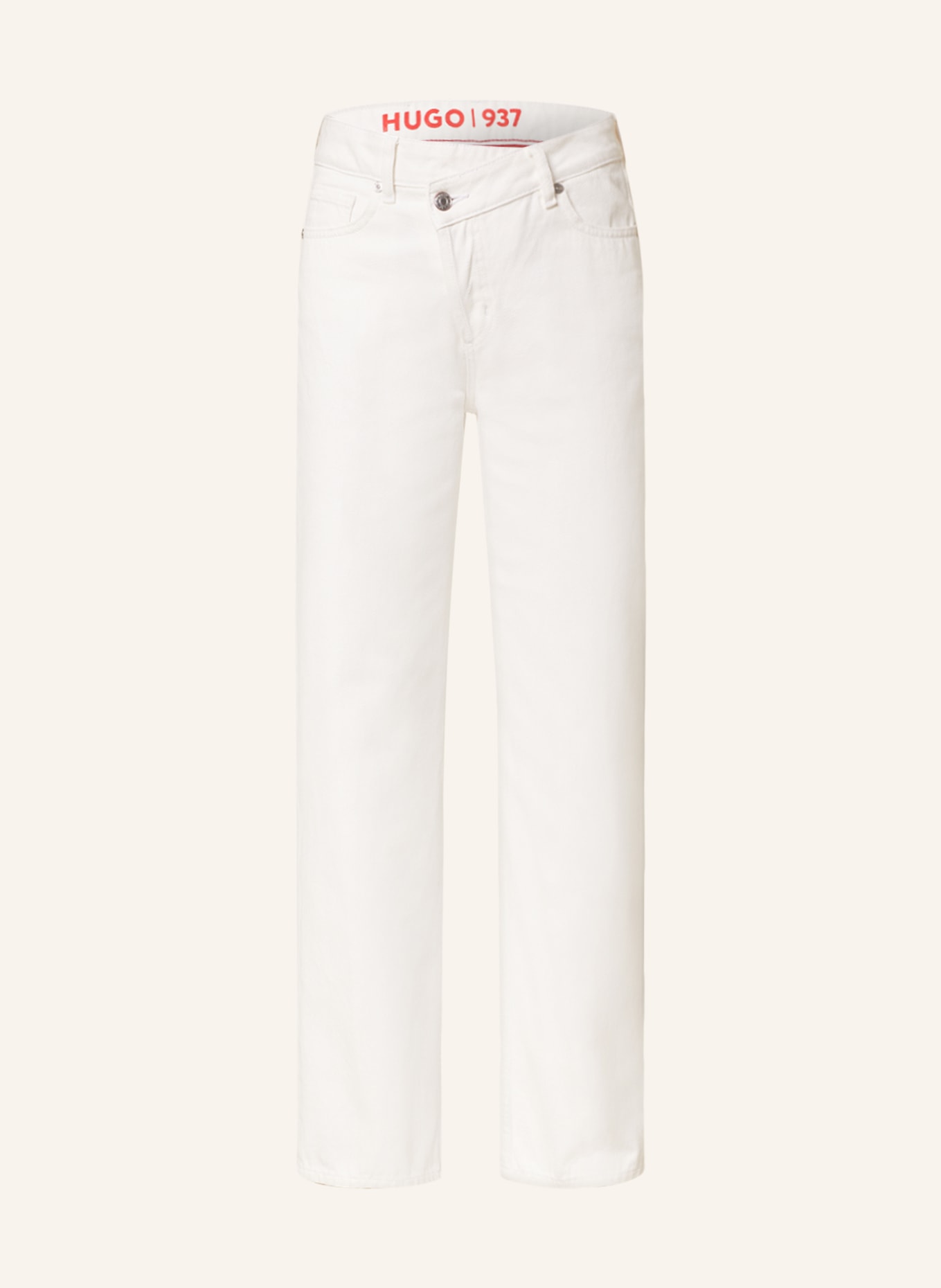 HUGO Straight jeans 937, Color: ECRU (Image 1)