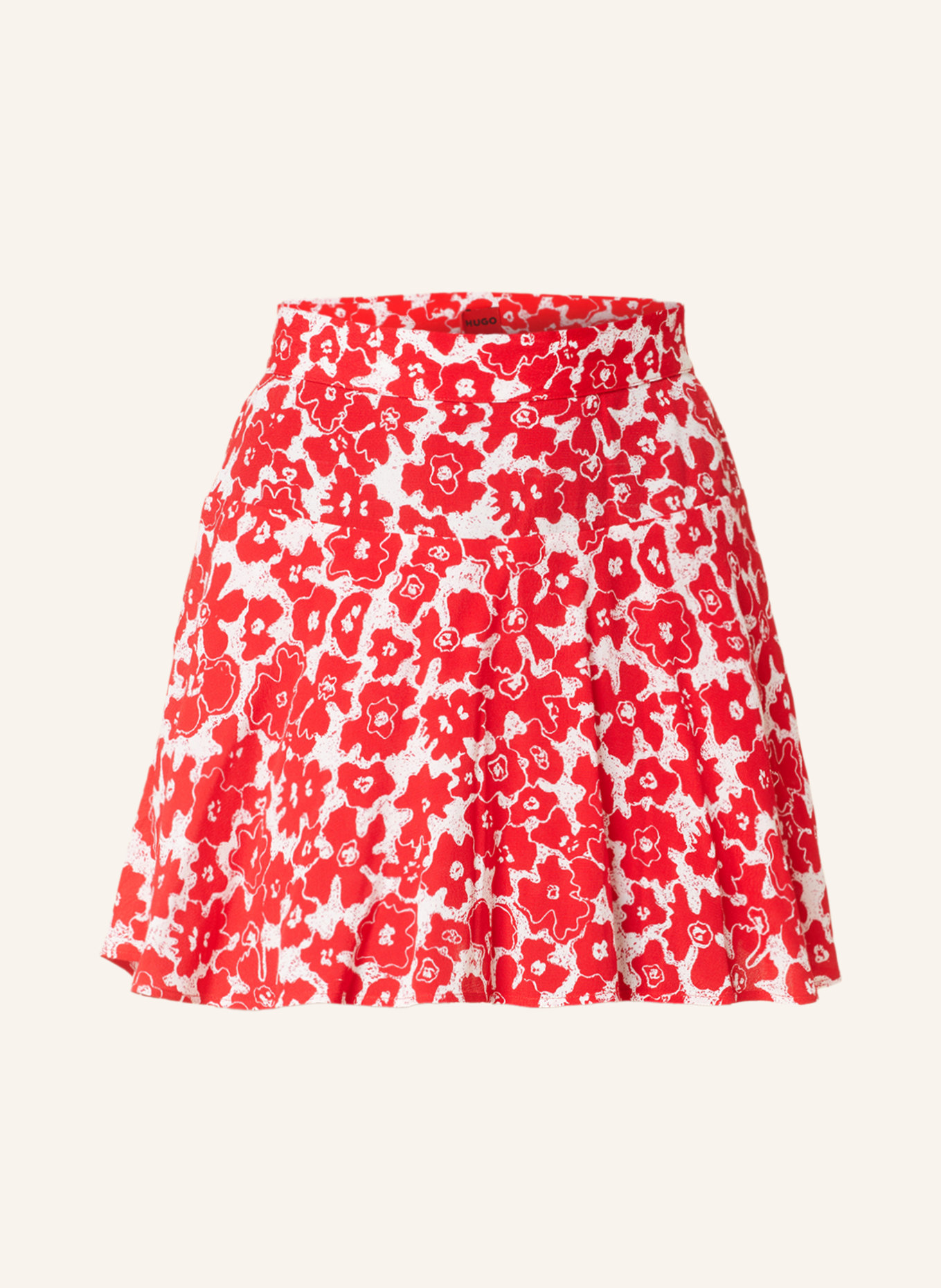 HUGO Skirt RESIRE, Color: RED/ WHITE (Image 1)