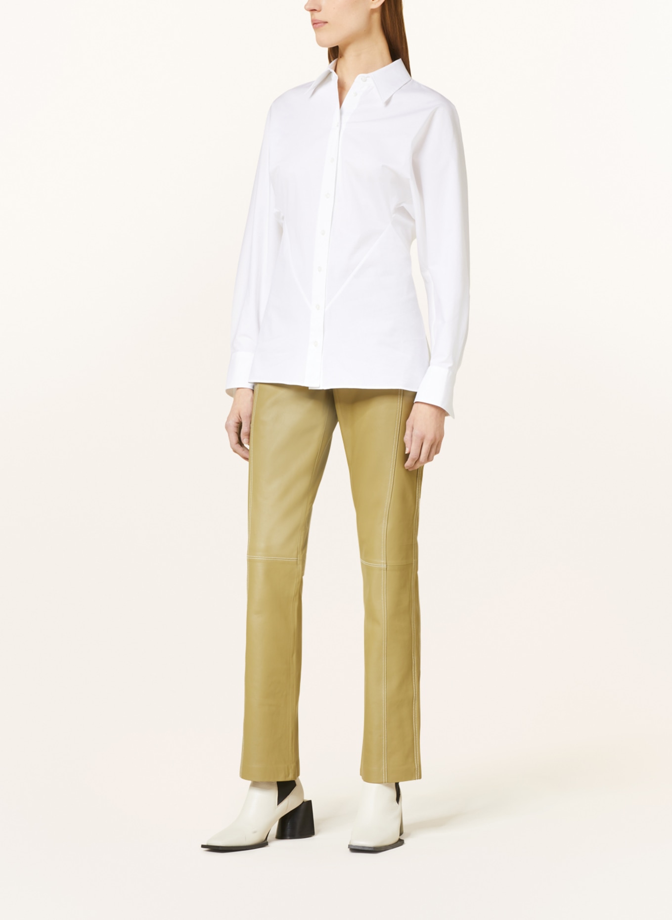 HUGO Shirt blouse ELUDIA, Color: WHITE (Image 2)