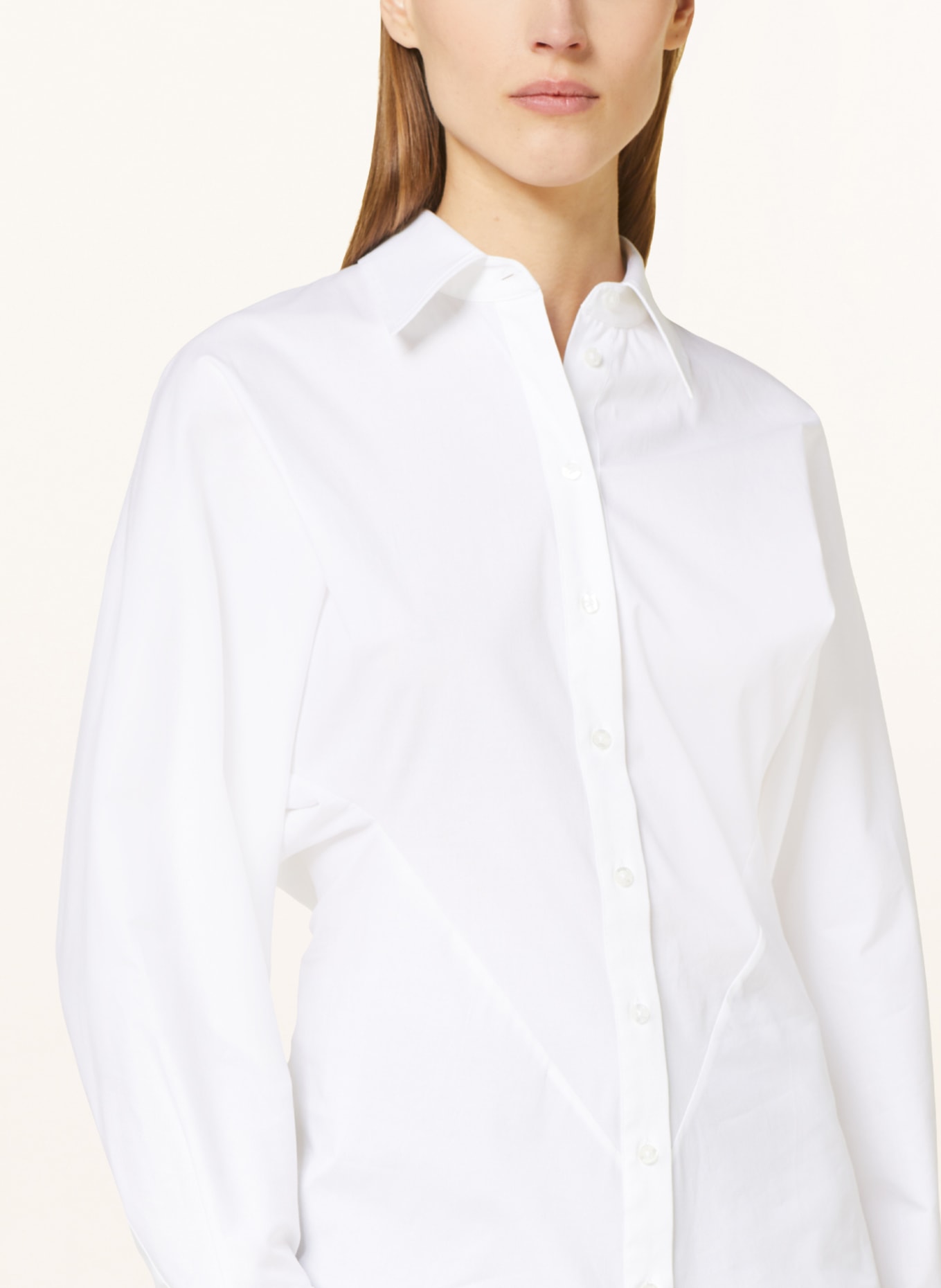 HUGO Shirt blouse ELUDIA, Color: WHITE (Image 4)