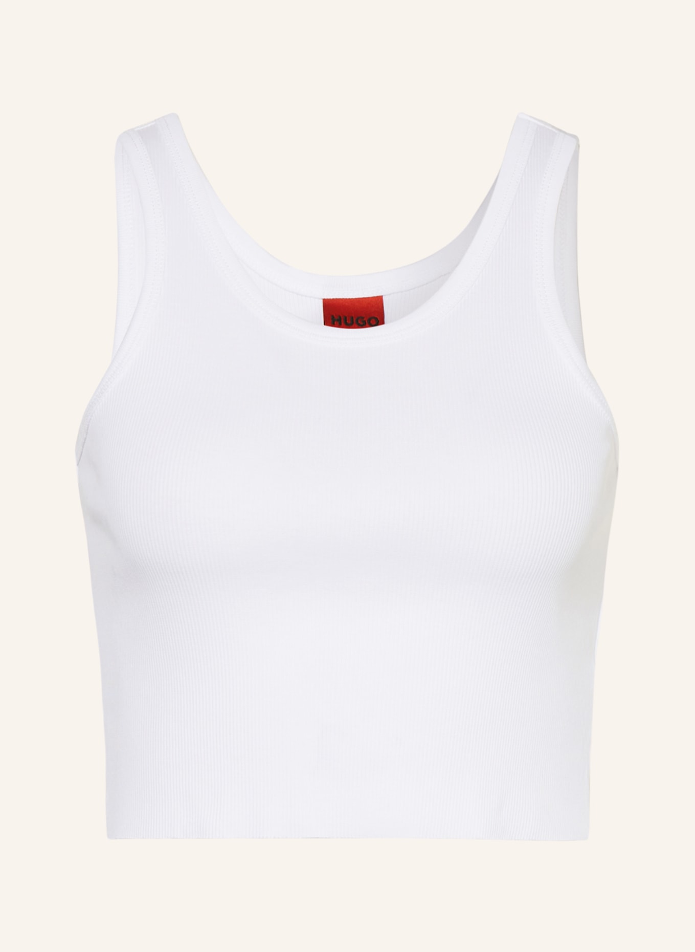 HUGO Cropped top DALILLY, Color: WHITE (Image 1)
