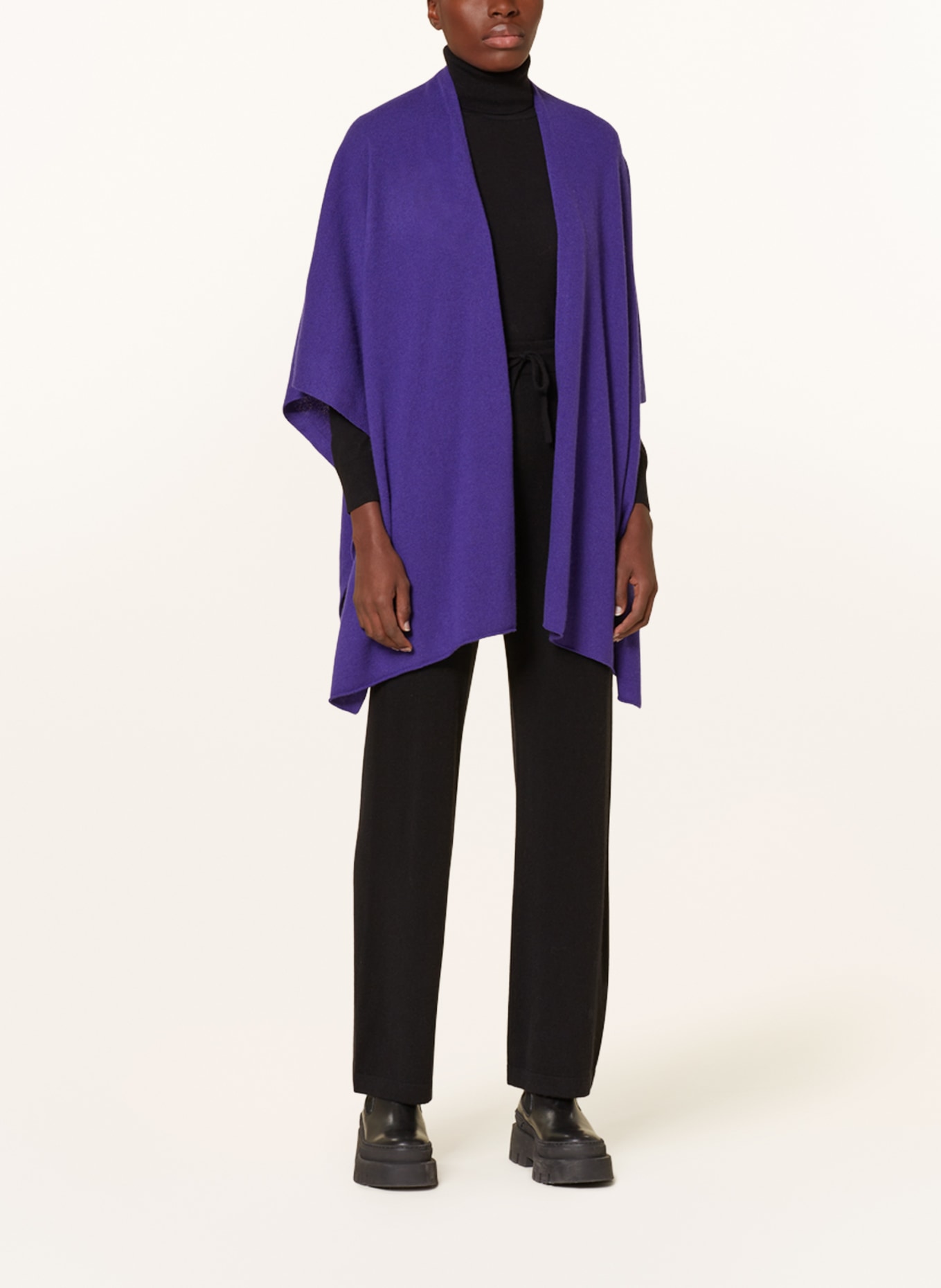 darling harbour Cape with cashmere, Color: VIOLETT (Image 2)