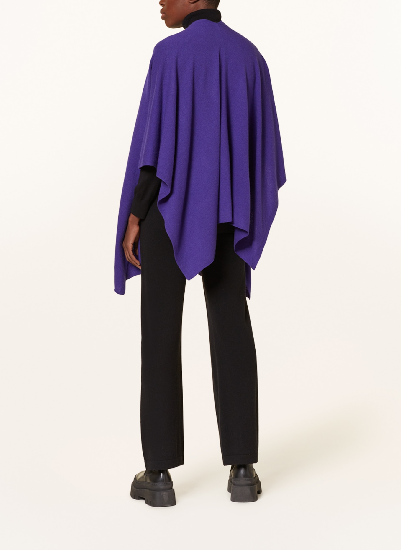 darling harbour Cape with cashmere, Color: VIOLETT (Image 3)