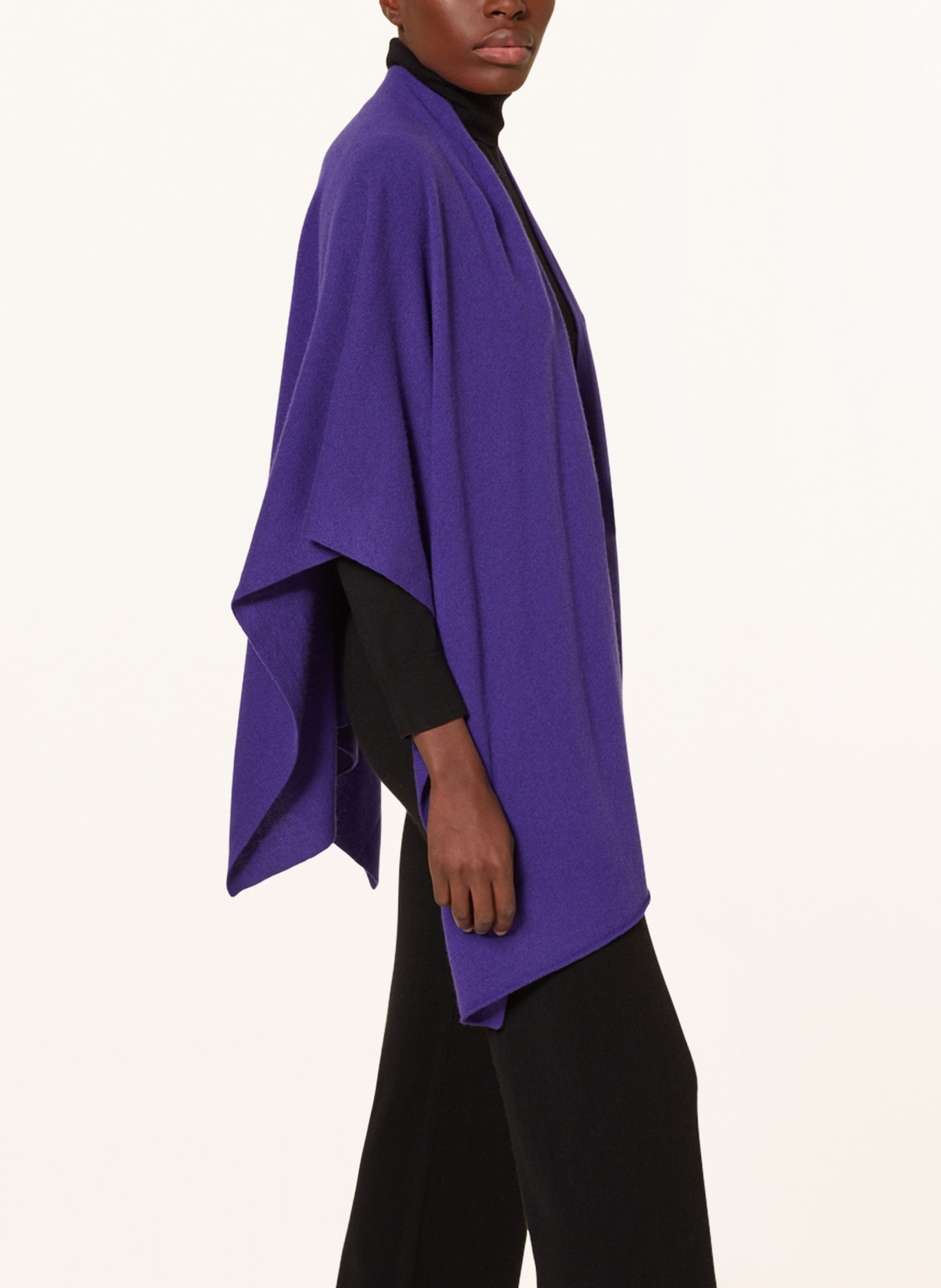 darling harbour Cape with cashmere, Color: VIOLETT (Image 4)