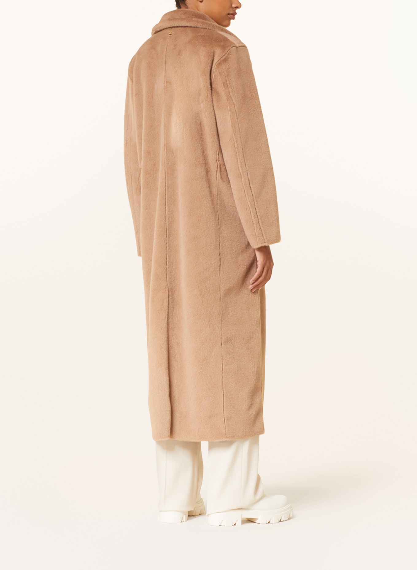 MARC CAIN Kabát z umělé kožešiny, Barva: BÉŽOVÁ (Obrázek 3)