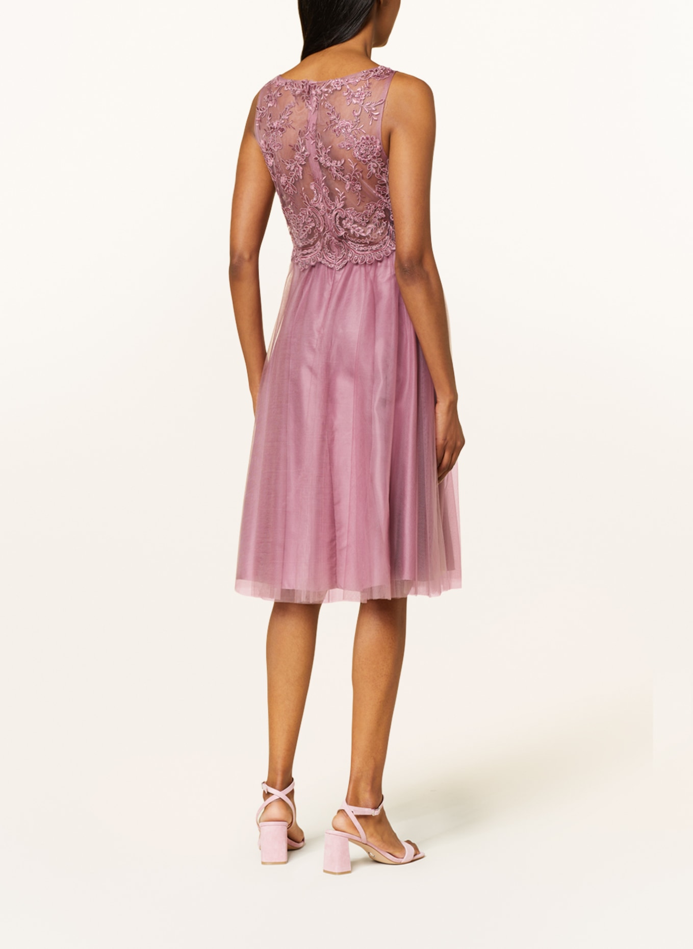 LAONA Cocktail dress with lace and sequins, Color: DUSKY PINK (Image 3)
