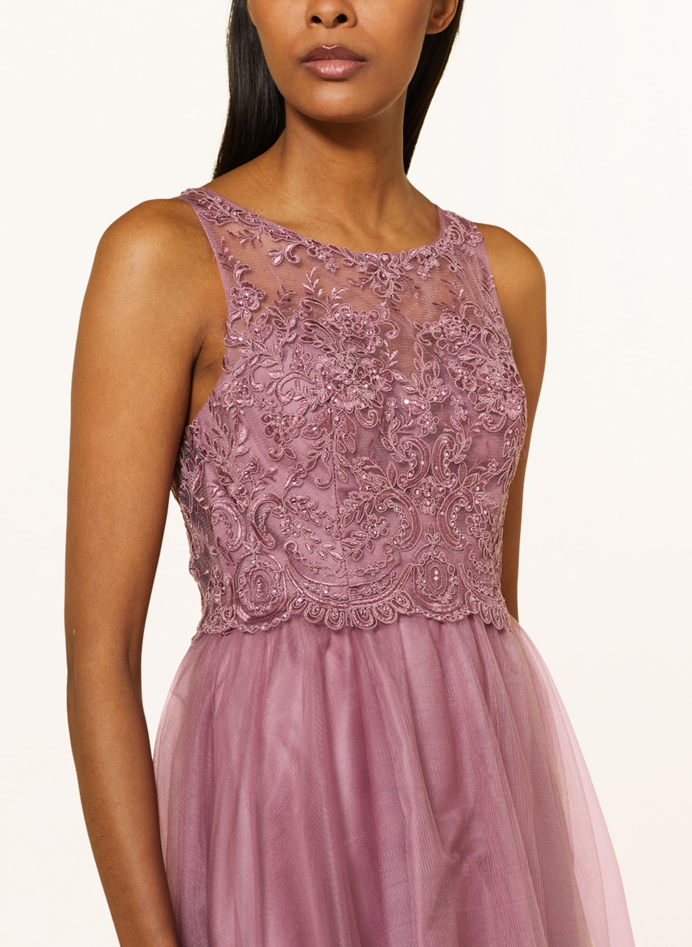 LAONA Cocktail dress with lace and sequins, Color: DUSKY PINK (Image 4)