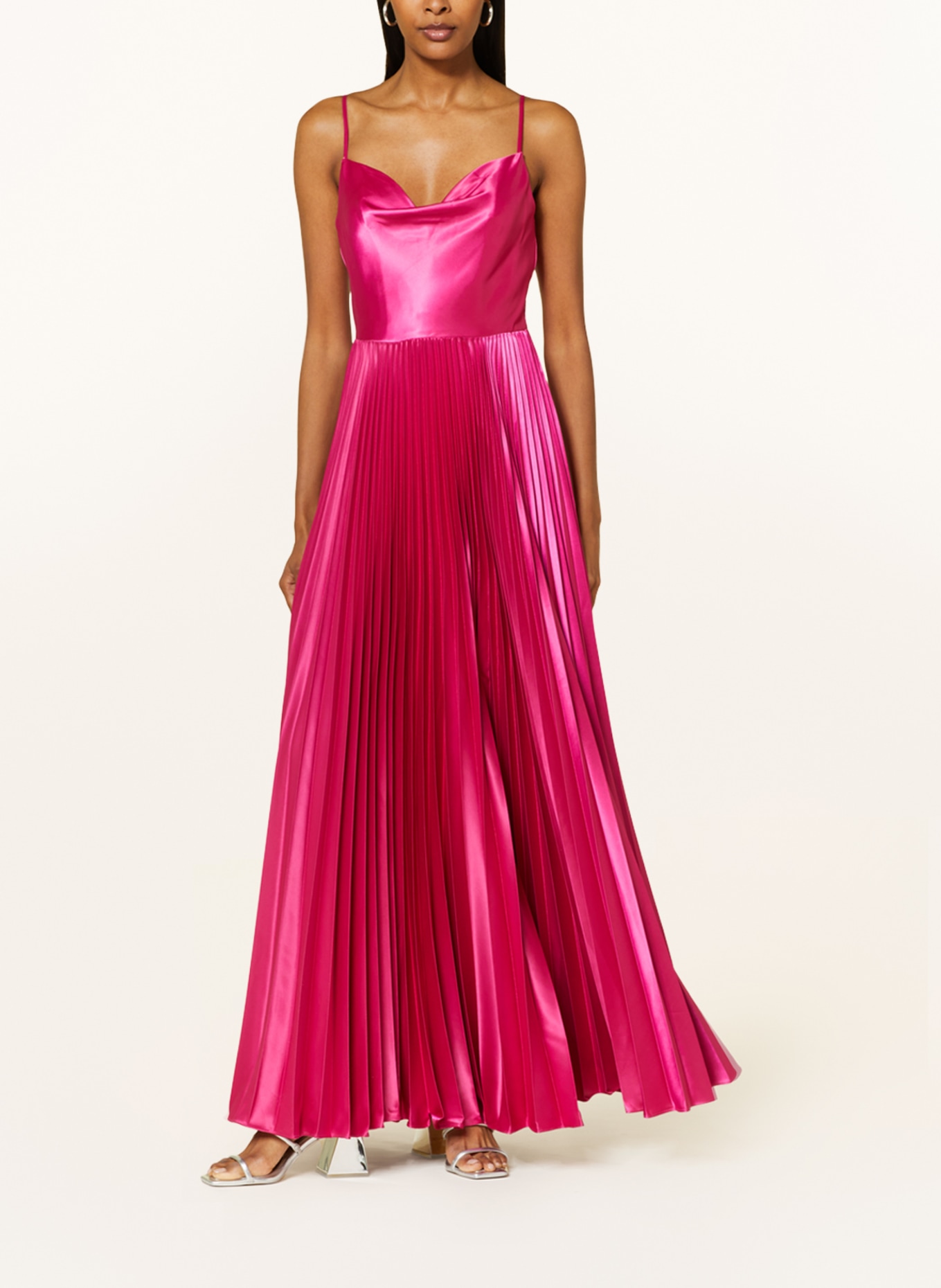 LAONA Abendkleid mit Plissees, Farbe: PINK (Bild 2)