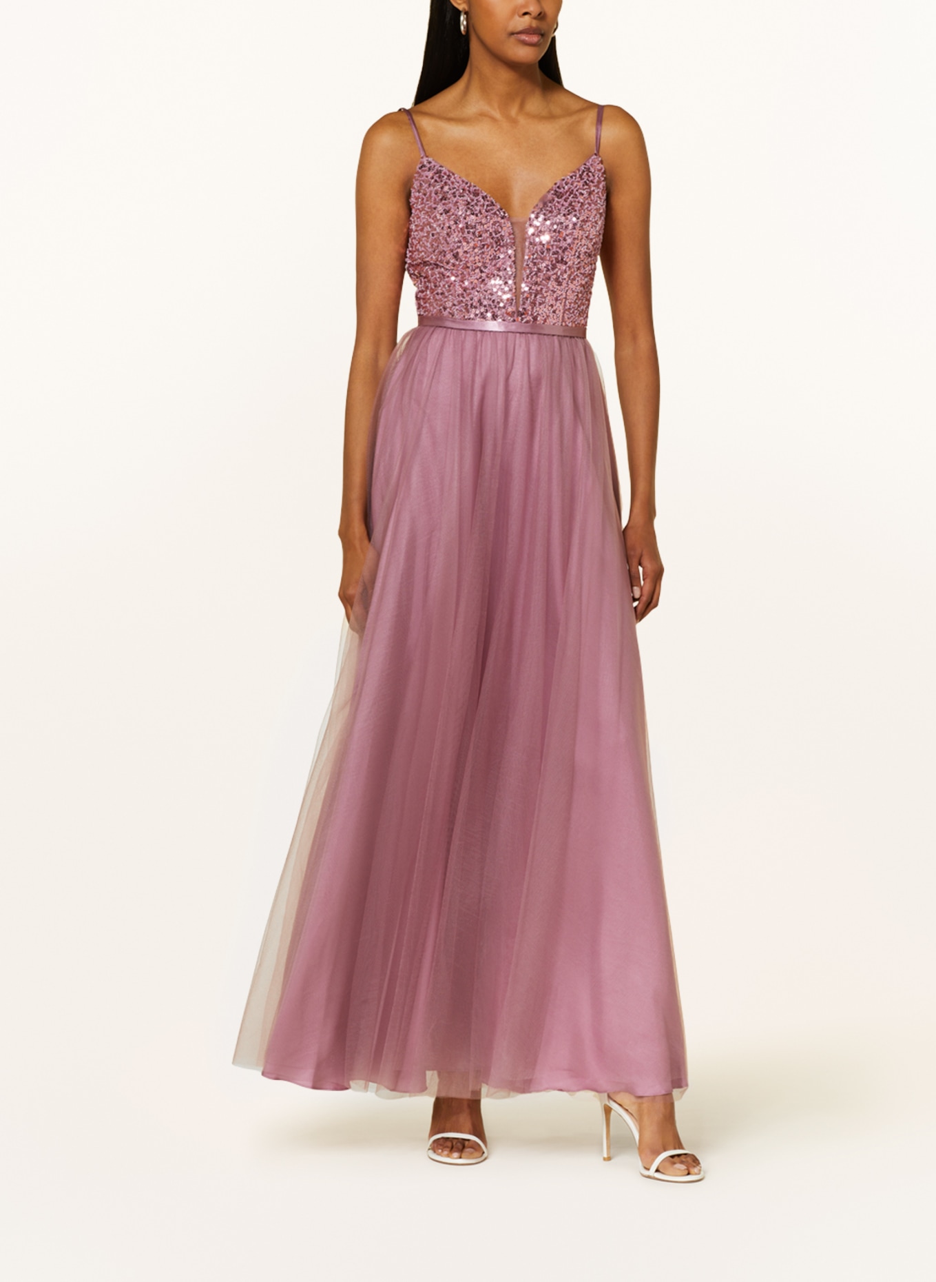 LAONA Evening dress with sequins, Color: DUSKY PINK (Image 2)