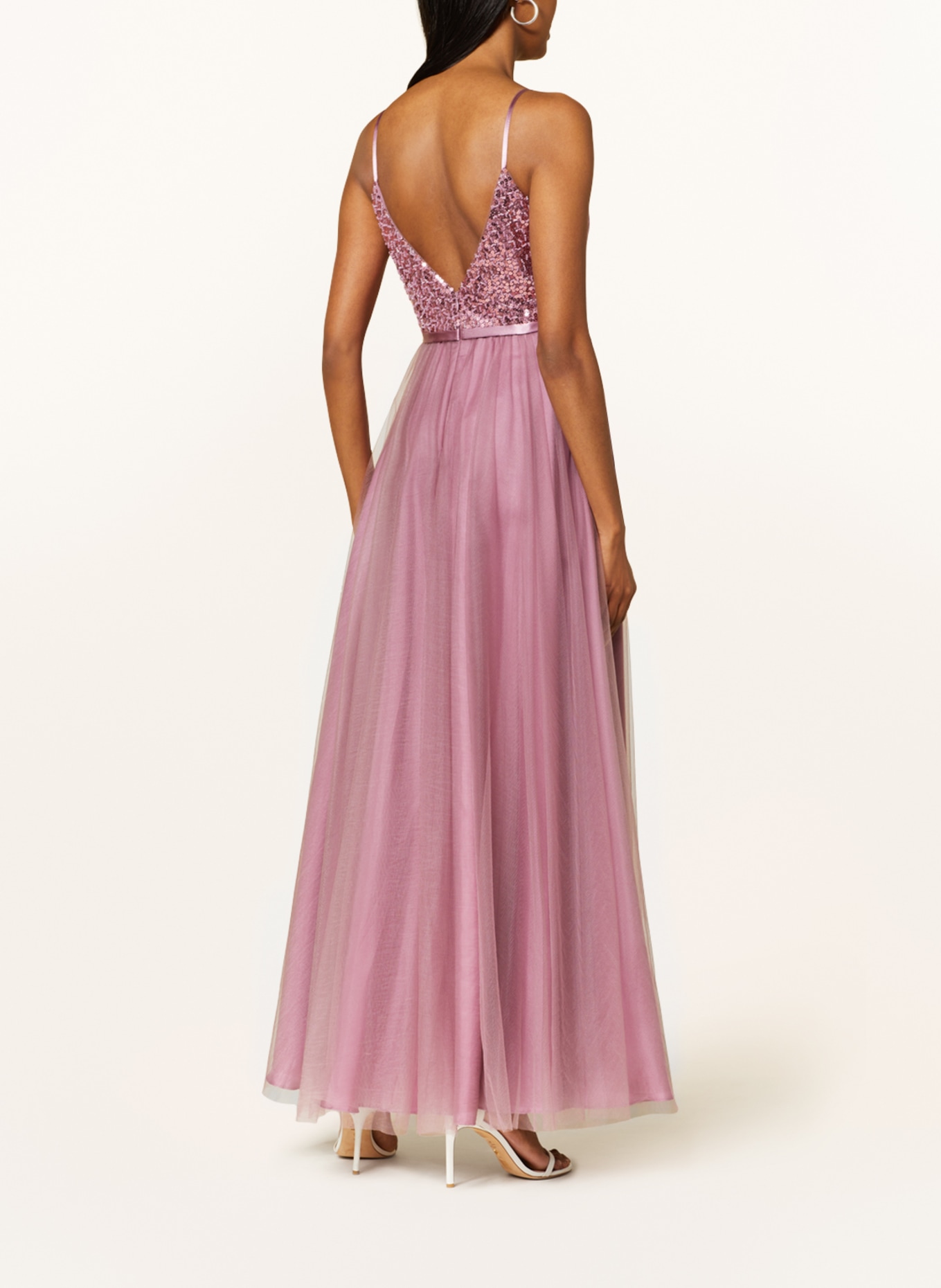LAONA Evening dress with sequins, Color: DUSKY PINK (Image 3)