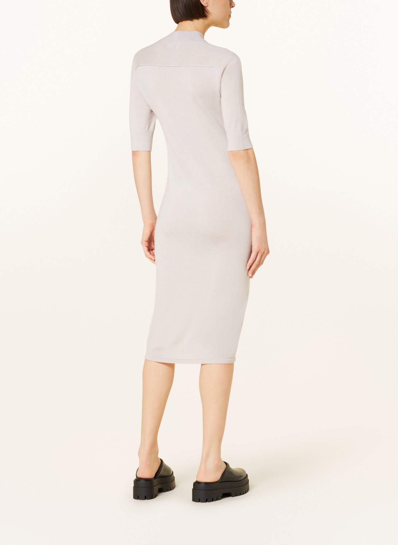 Calvin Klein Pletené šaty s 3/4 rukávem, Barva: KRÉMOVÁ (Obrázek 3)