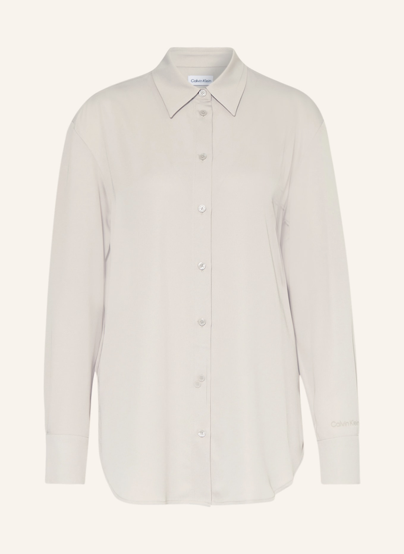 Calvin Klein Shirt blouse, Color: LIGHT GRAY (Image 1)