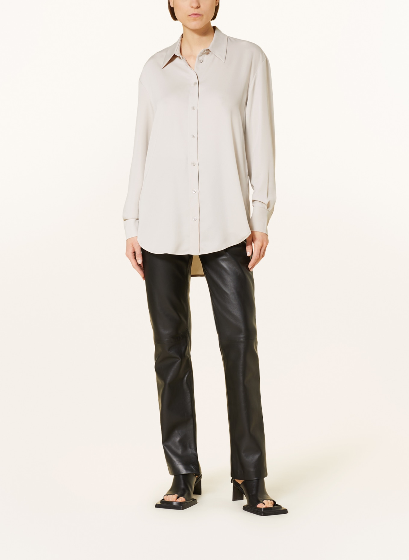 Calvin Klein Shirt blouse, Color: LIGHT GRAY (Image 2)