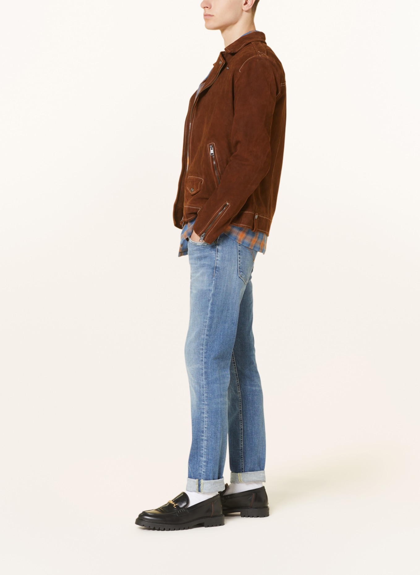 Dondup Jeans RITCHIE Skinny Fit, Farbe: 800 light blue (Bild 4)