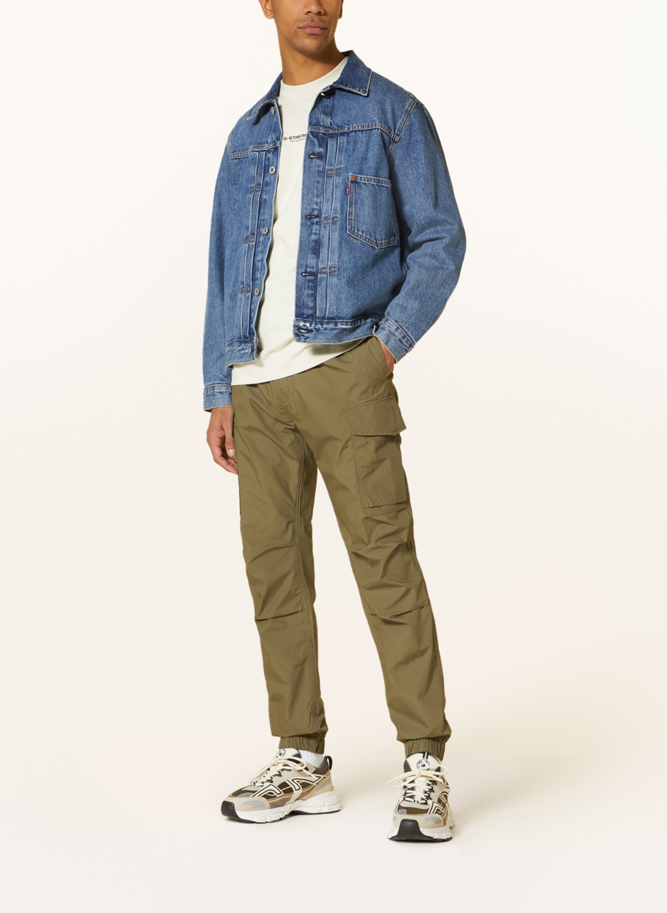 G-Star RAW Cargo pants tapered fit, Color: OLIVE (Image 2)