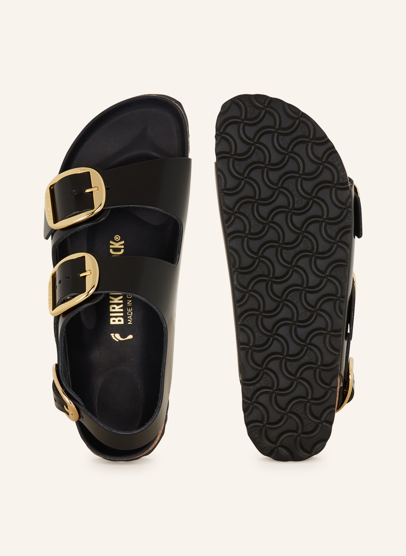 BIRKENSTOCK Sandals MILANO BIG BUCKLE, Color: BLACK (Image 5)