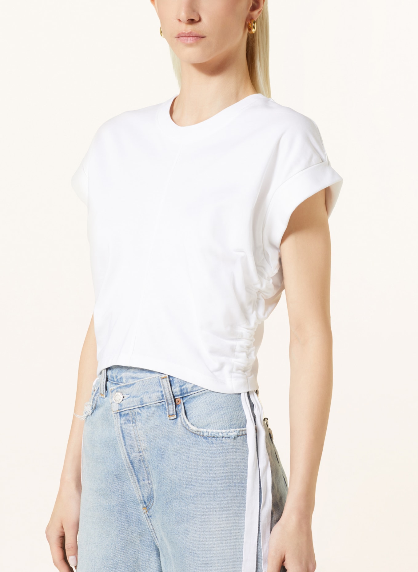 ALLSAINTS Cropped top MIRA, Color: WHITE (Image 4)