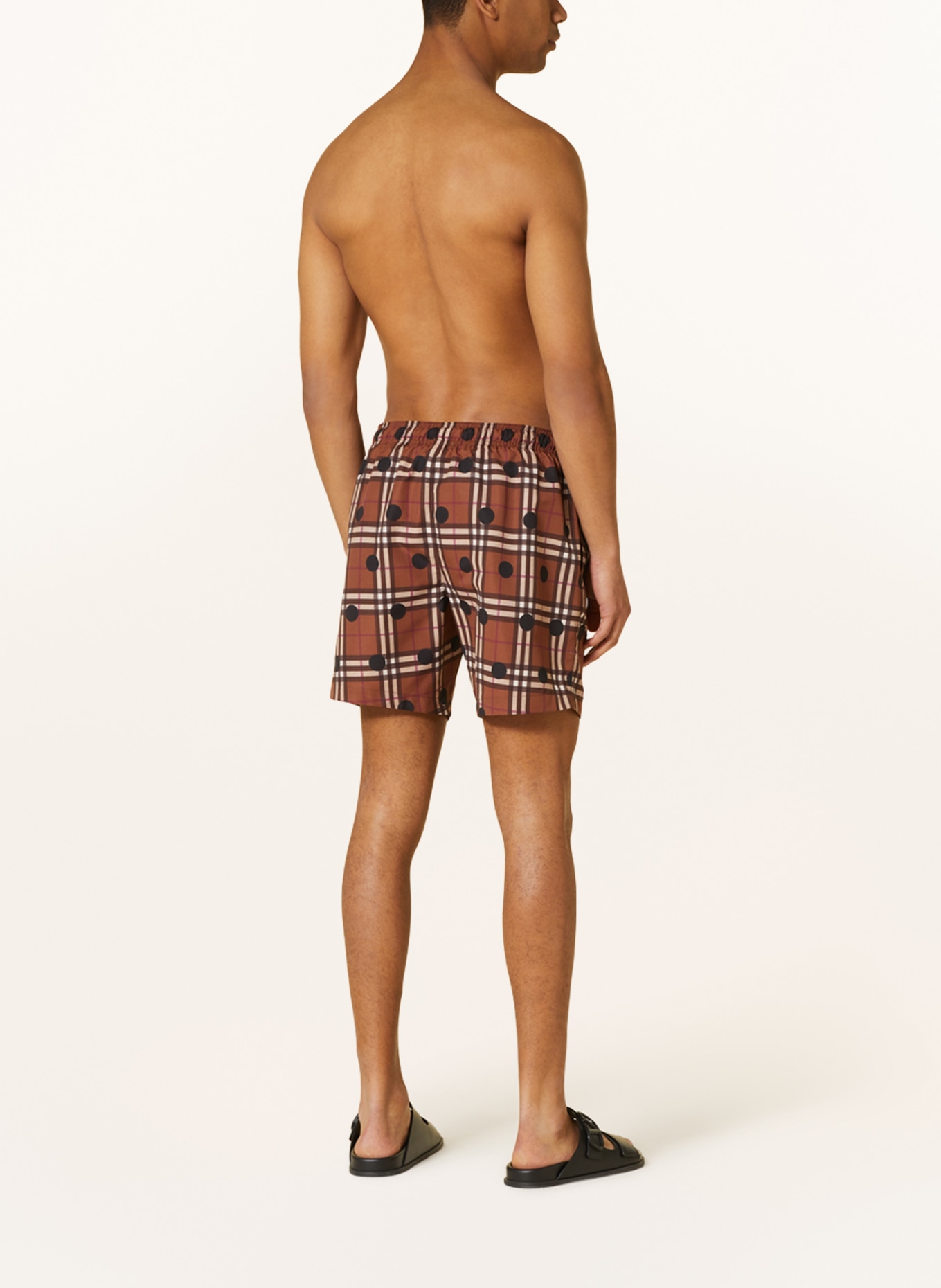 BURBERRY Swim Shorts MARTIN, Color: BROWN/ BEIGE (Image 3)