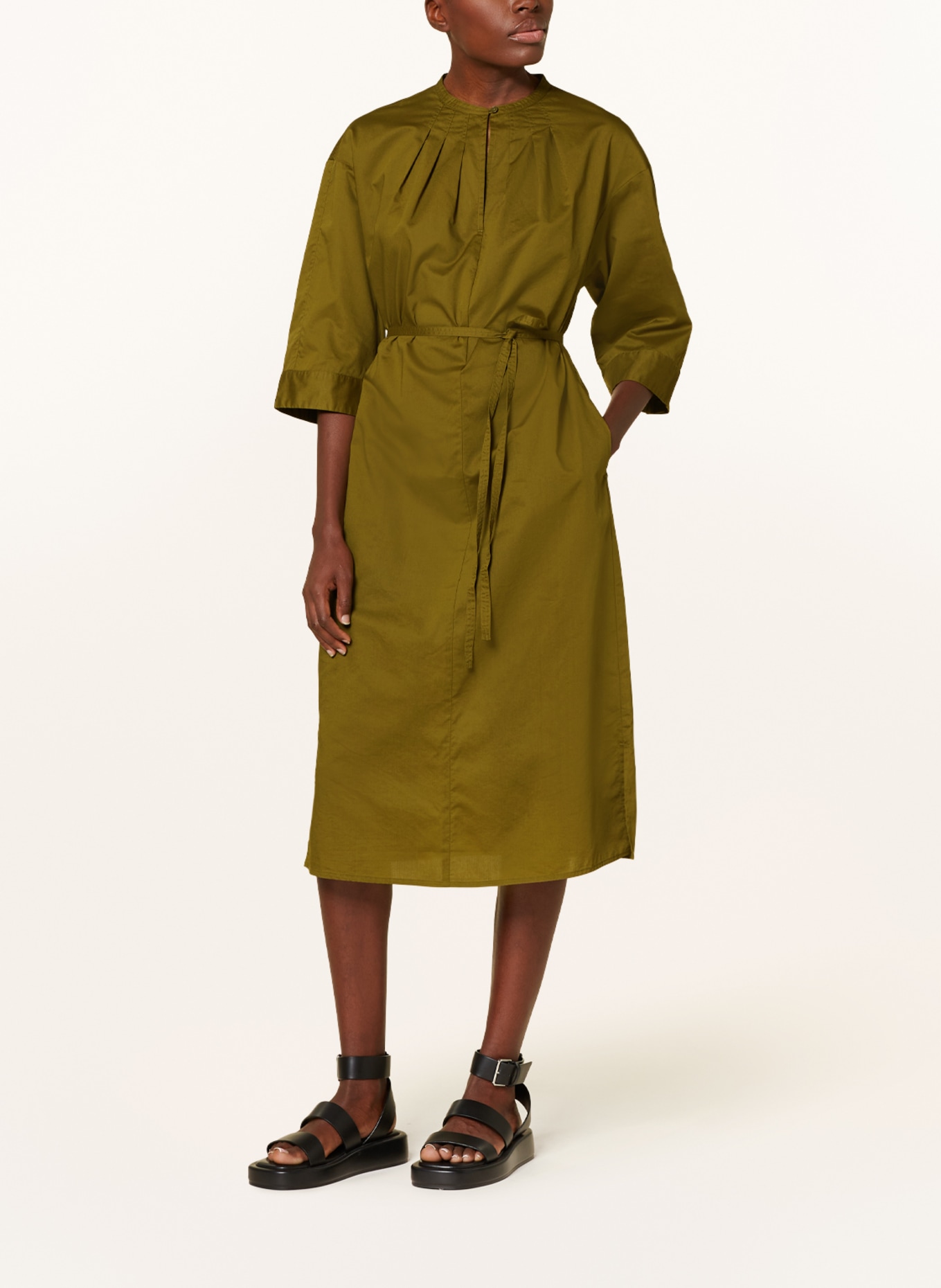 Marc O'Polo Dress with 3/4 sleeves, Color: GREEN (Image 2)