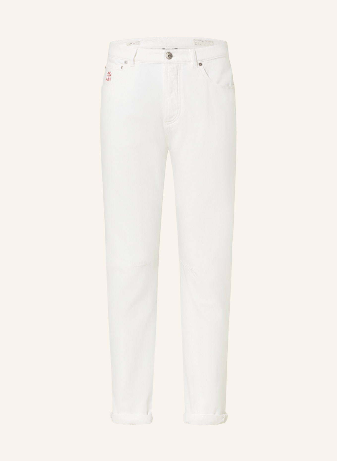 BRUNELLO CUCINELLI Jeans Leisure Fit, Farbe: C7210 white (Bild 1)
