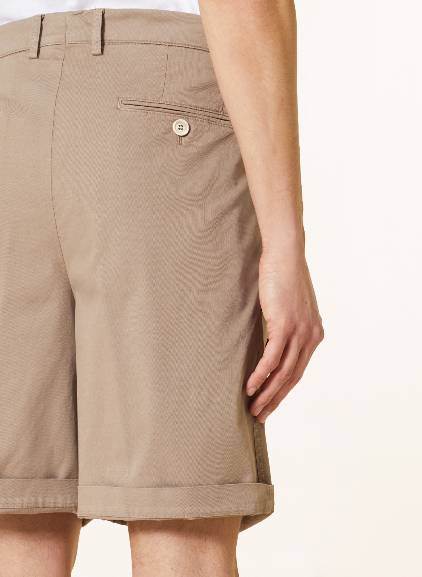 BRUNELLO CUCINELLI Shorts, Color: LIGHT BROWN (Image 5)