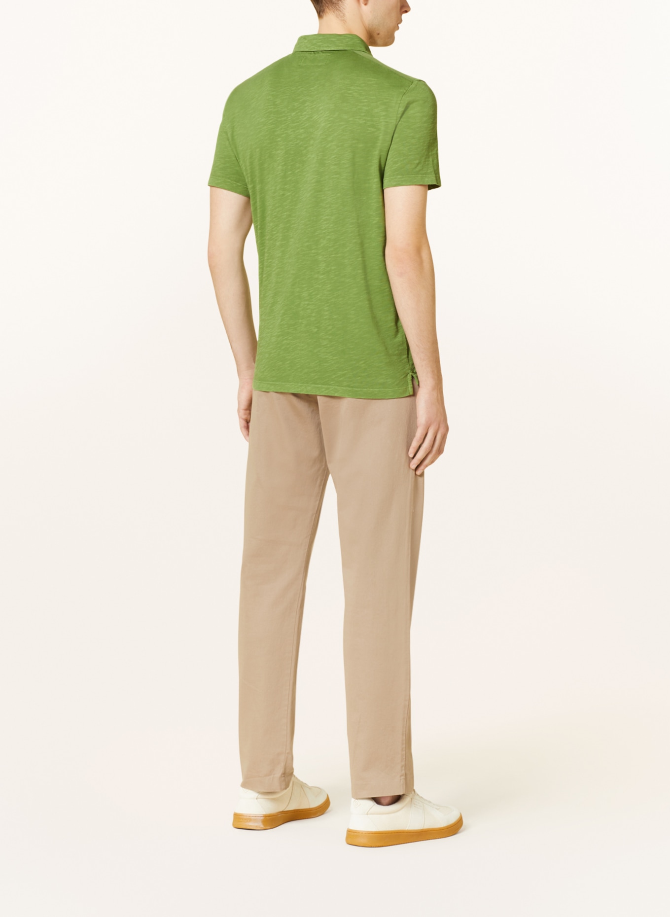 Marc O'Polo Jersey-Poloshirt Shaped Fit, Farbe: GRÜN (Bild 3)