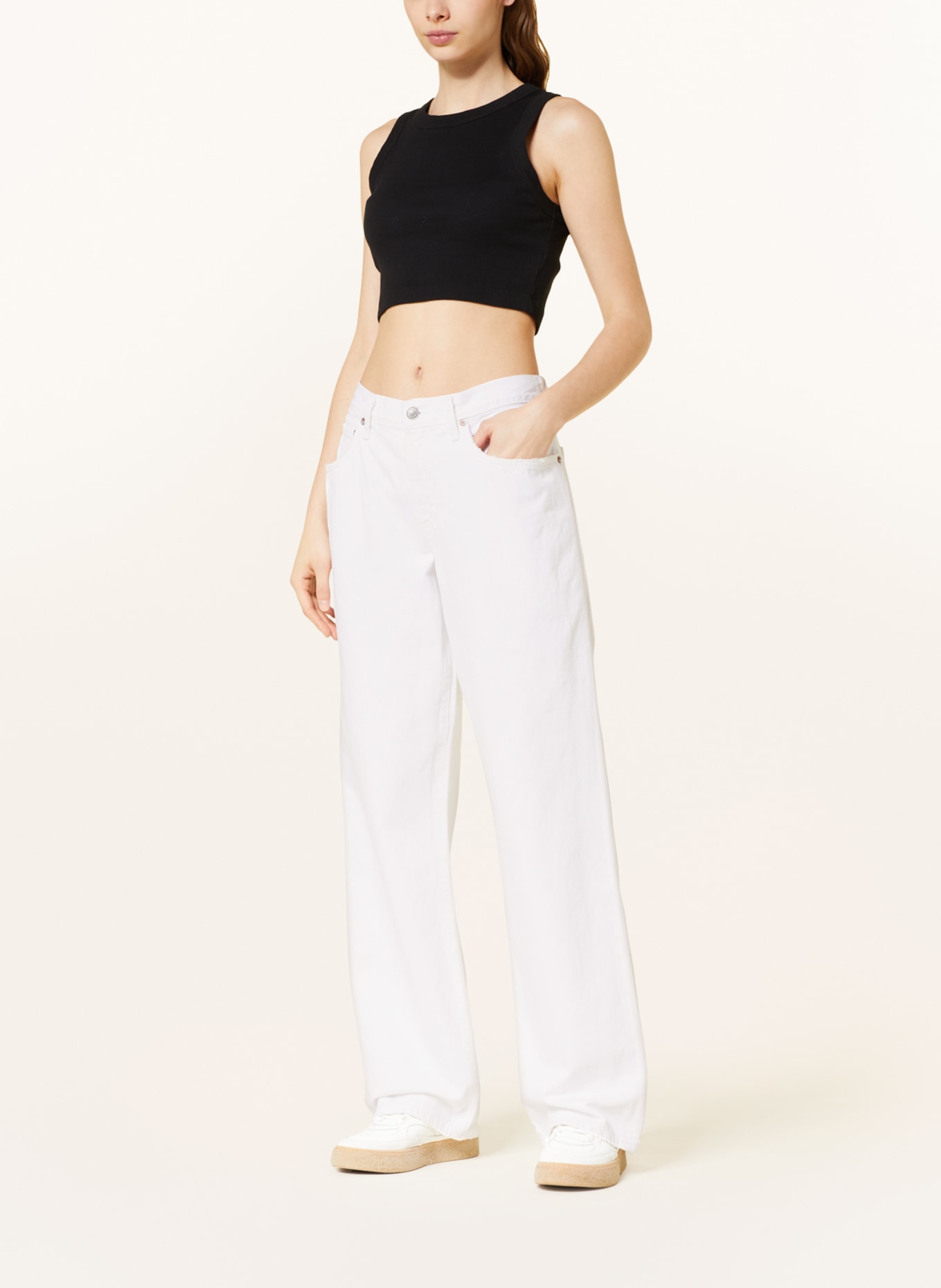 AGOLDE Straight jeans FUSION, Color: WHITE (Image 2)