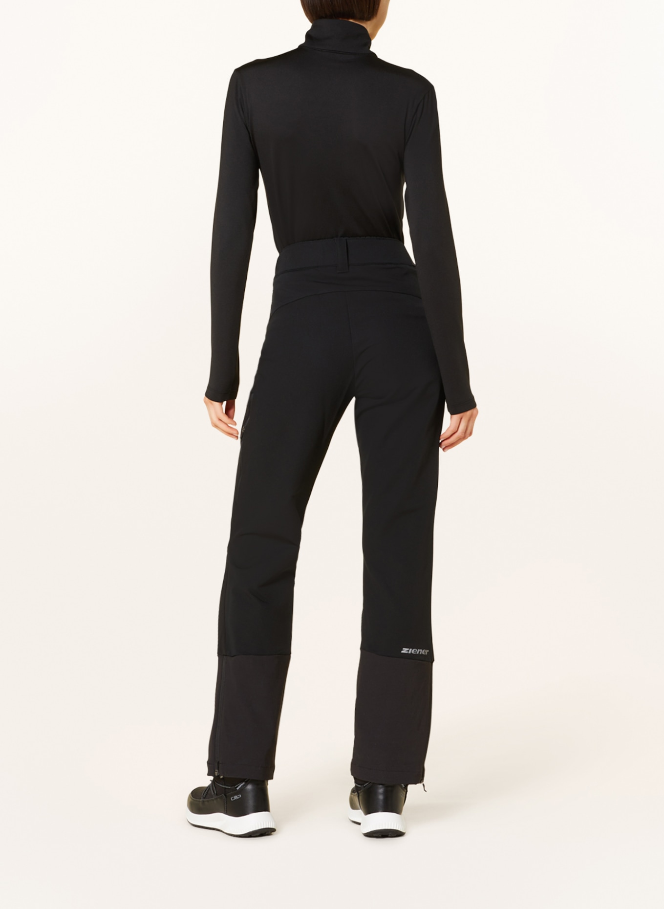 ziener Cross-country ski pants NOLANE, Color: BLACK (Image 3)