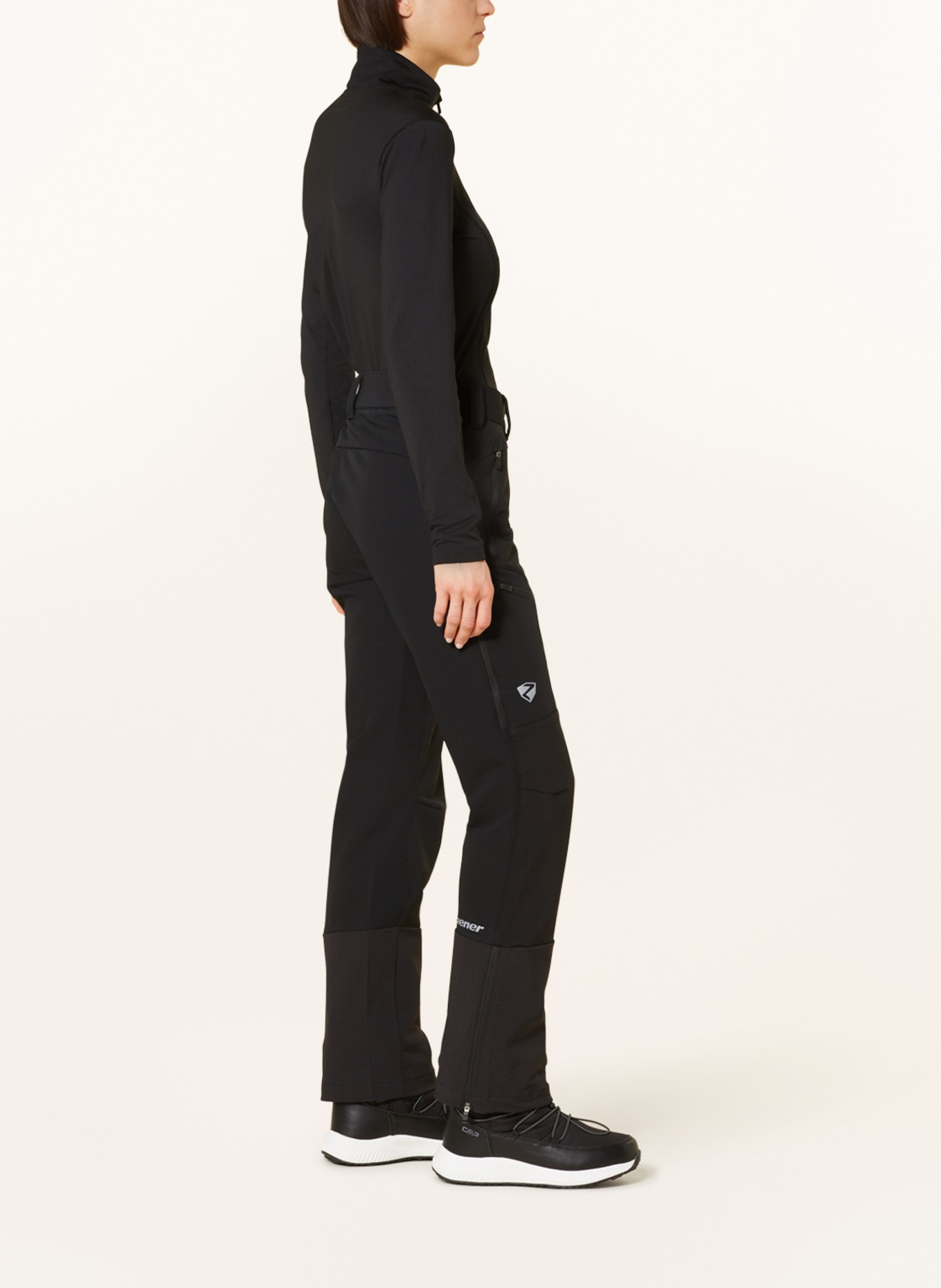 ziener Cross-country ski pants NOLANE, Color: BLACK (Image 4)