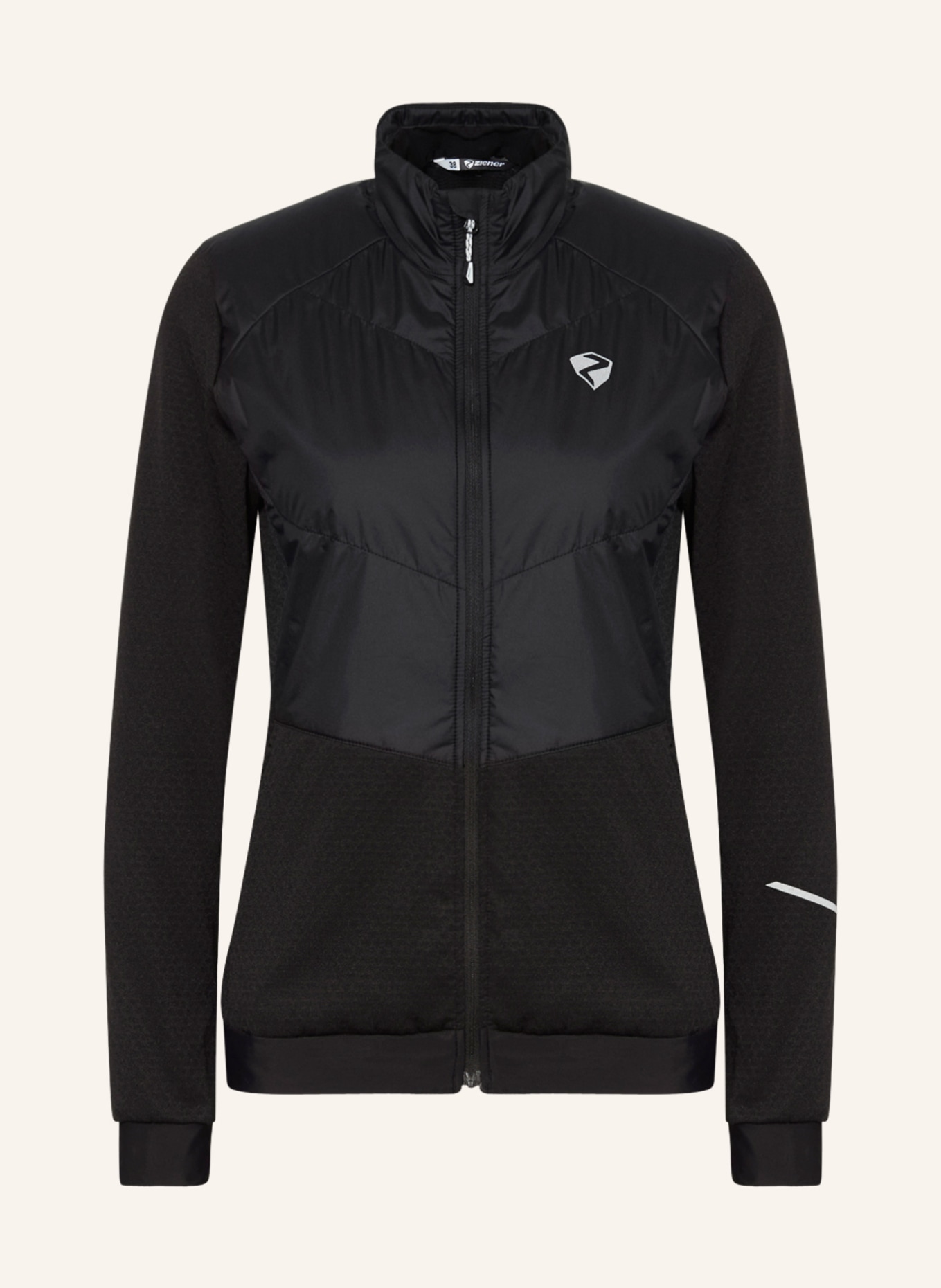 ziener Hybrid jacket NARINA, Color: BLACK (Image 1)