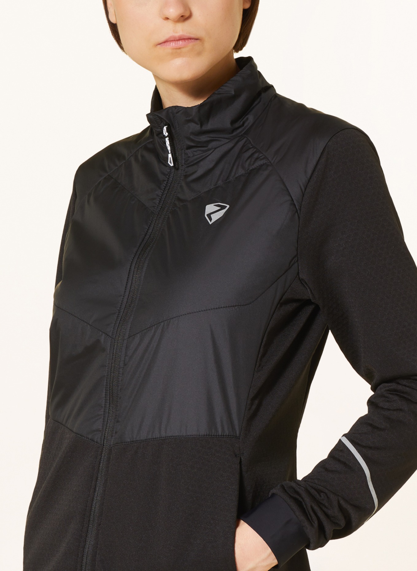 ziener Hybrid jacket NARINA, Color: BLACK (Image 4)