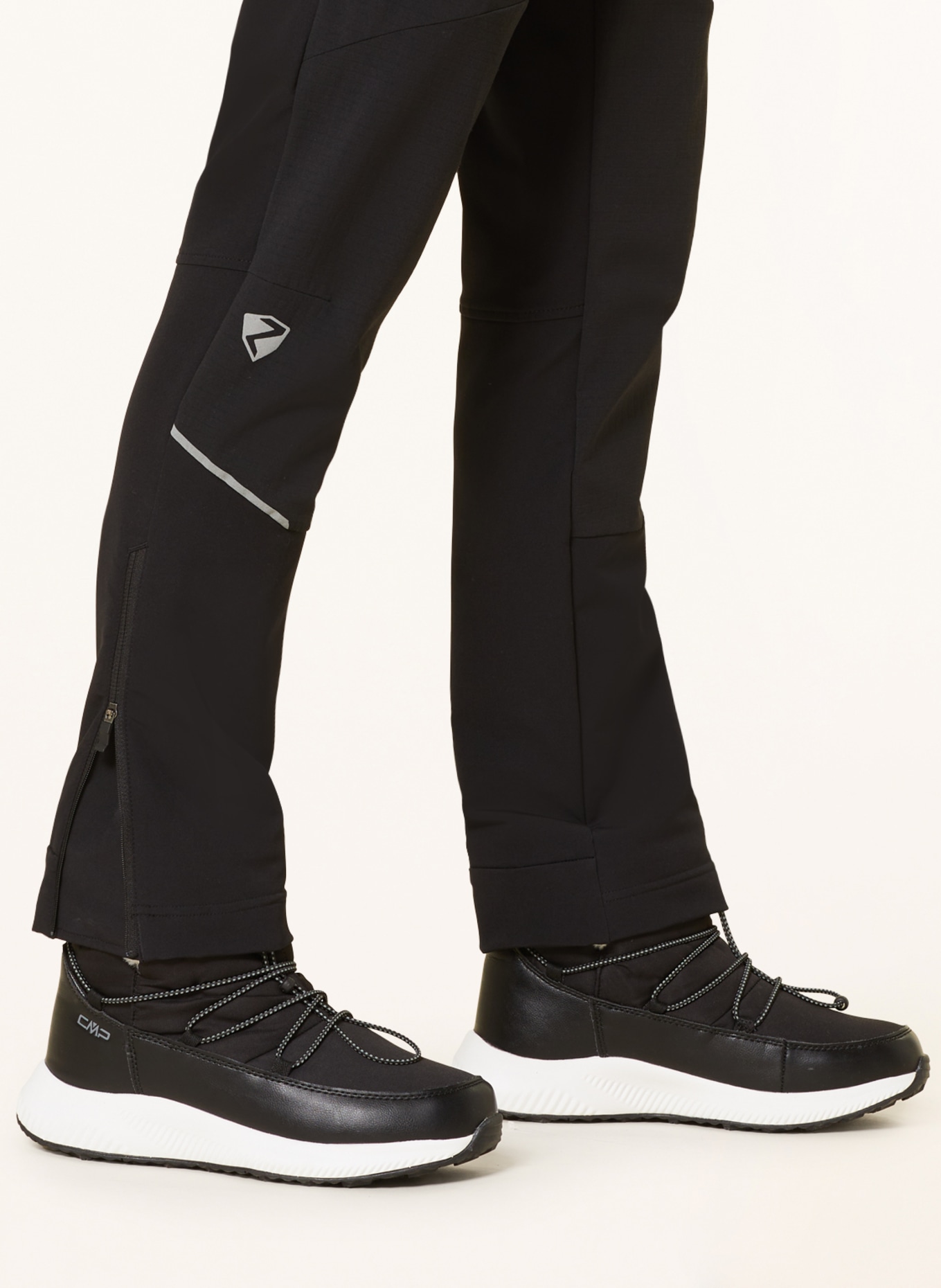 ziener Cross-country ski pants NEIKA, Color: BLACK (Image 5)