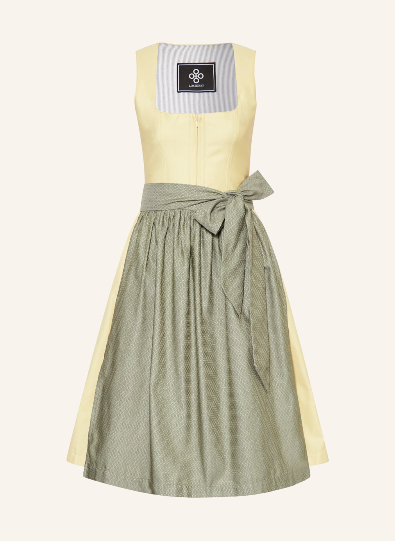 LIMBERRY Dirndl ELAINE, Color: YELLOW (Image 1)