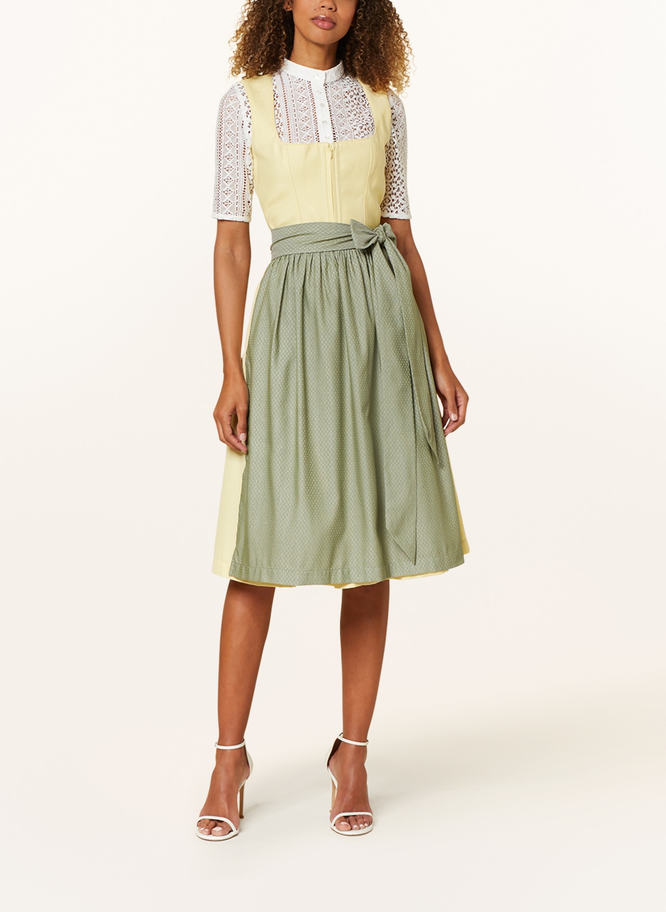 LIMBERRY Dirndl ELAINE, Color: YELLOW (Image 3)