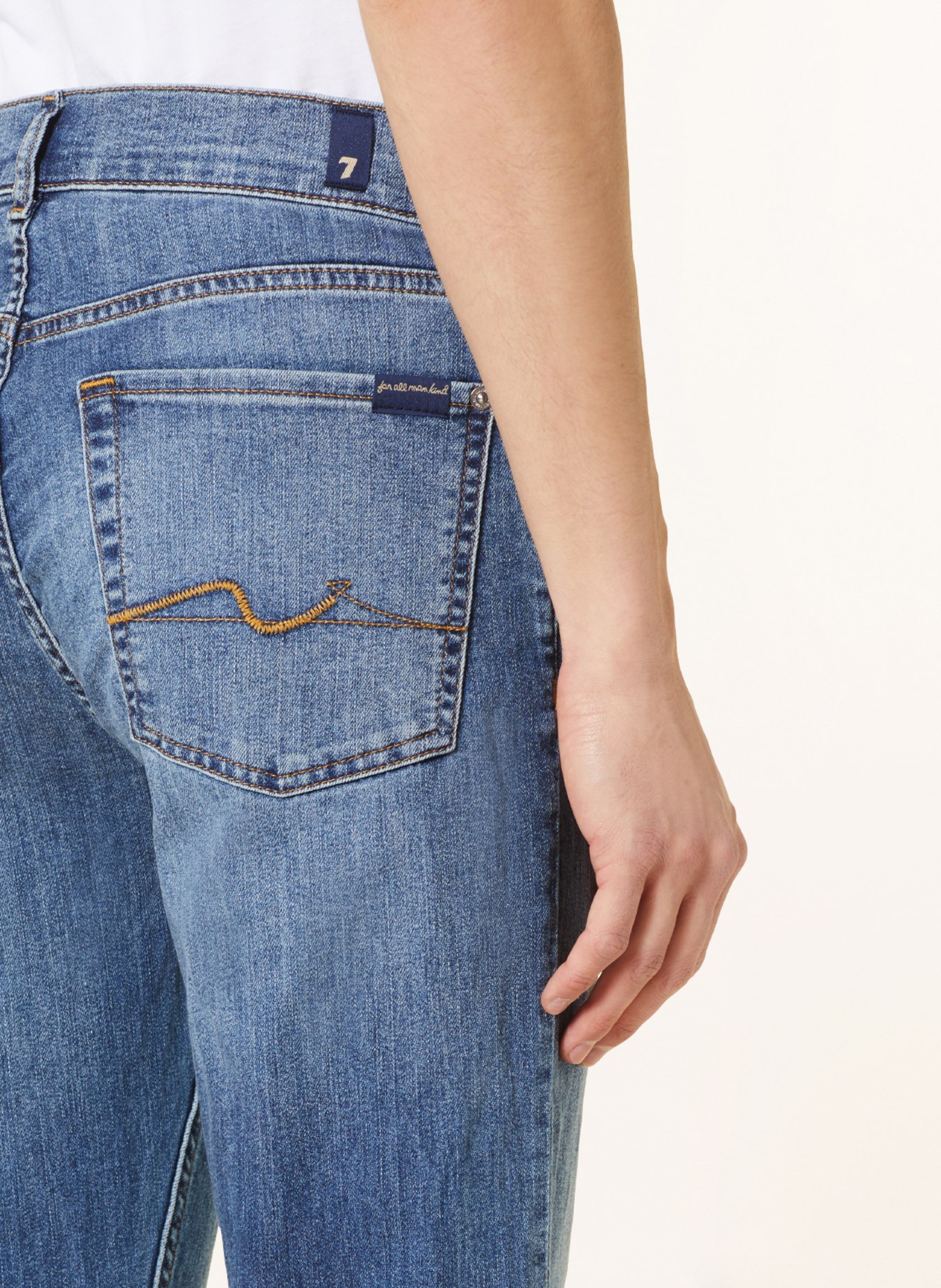 7 for all mankind Jeans SLIMMY straight fit, Color: MID BLUE (Image 6)