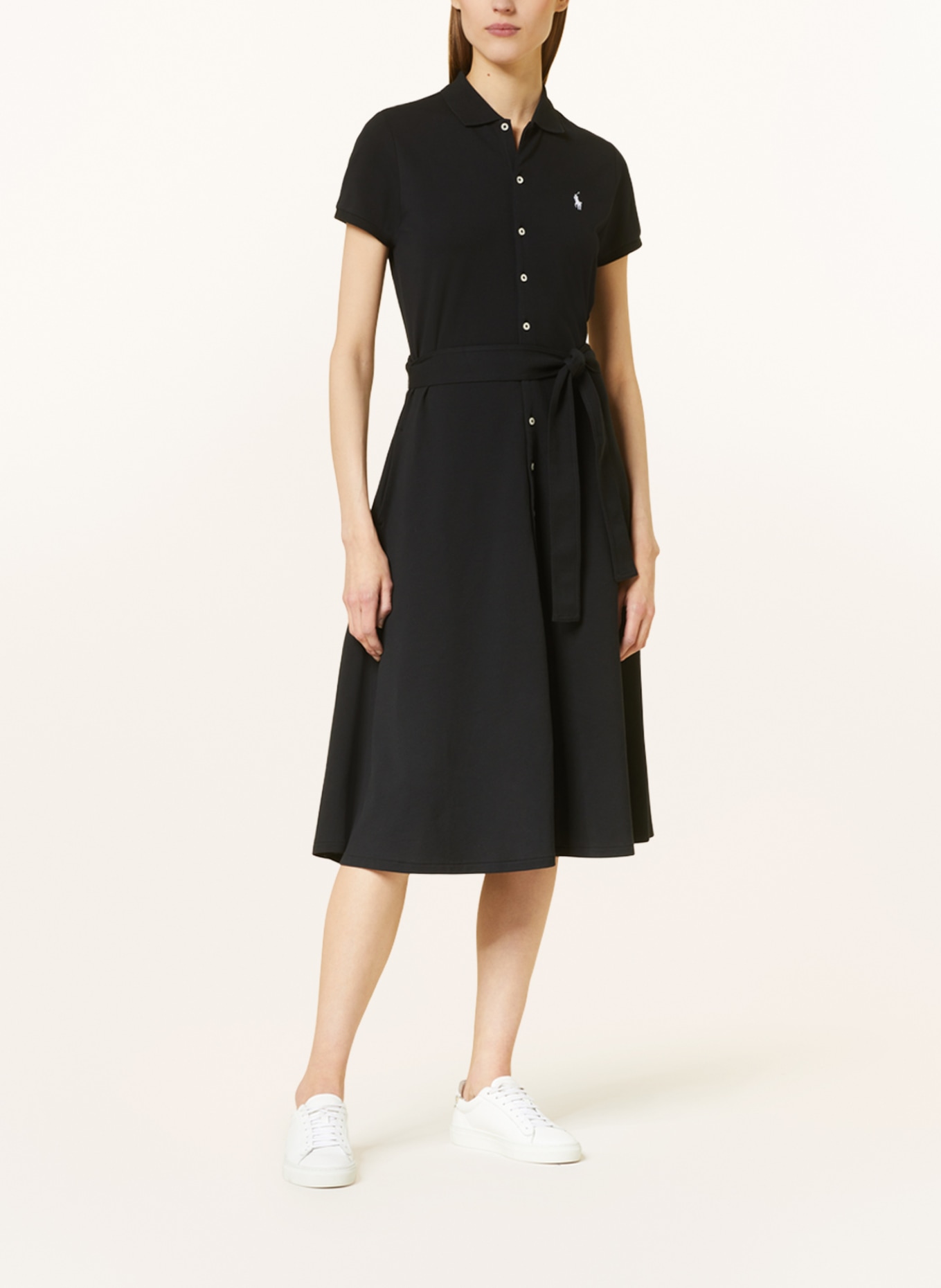 POLO RALPH LAUREN Shirt dress, Color: BLACK (Image 2)